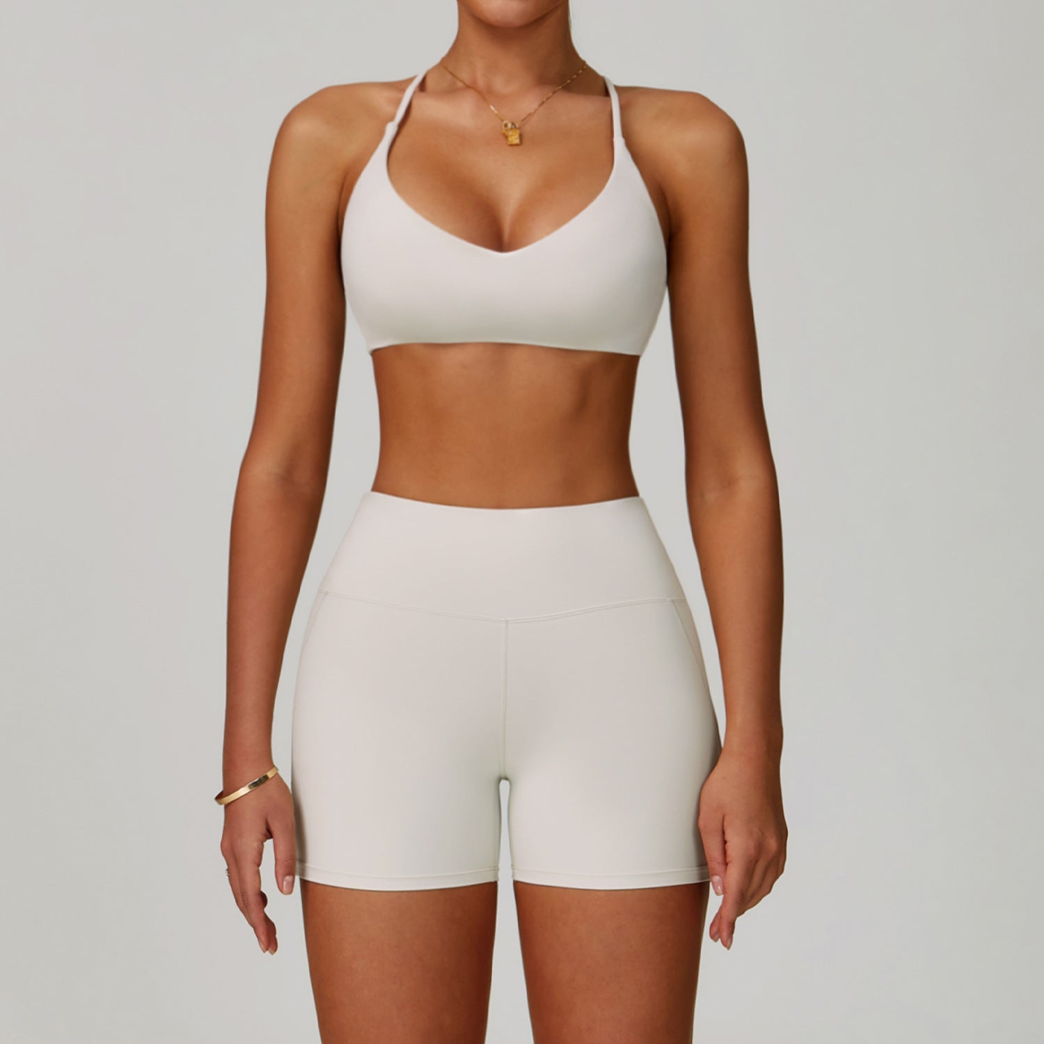 Women's wholesale Backless yoga bras set