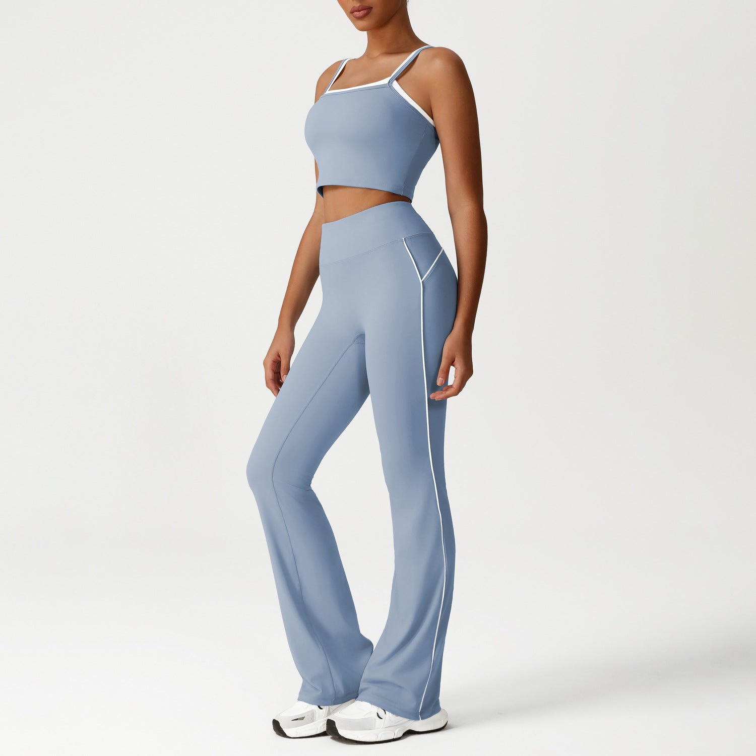 Women's No T-line hip-lifting yoga pants casual set