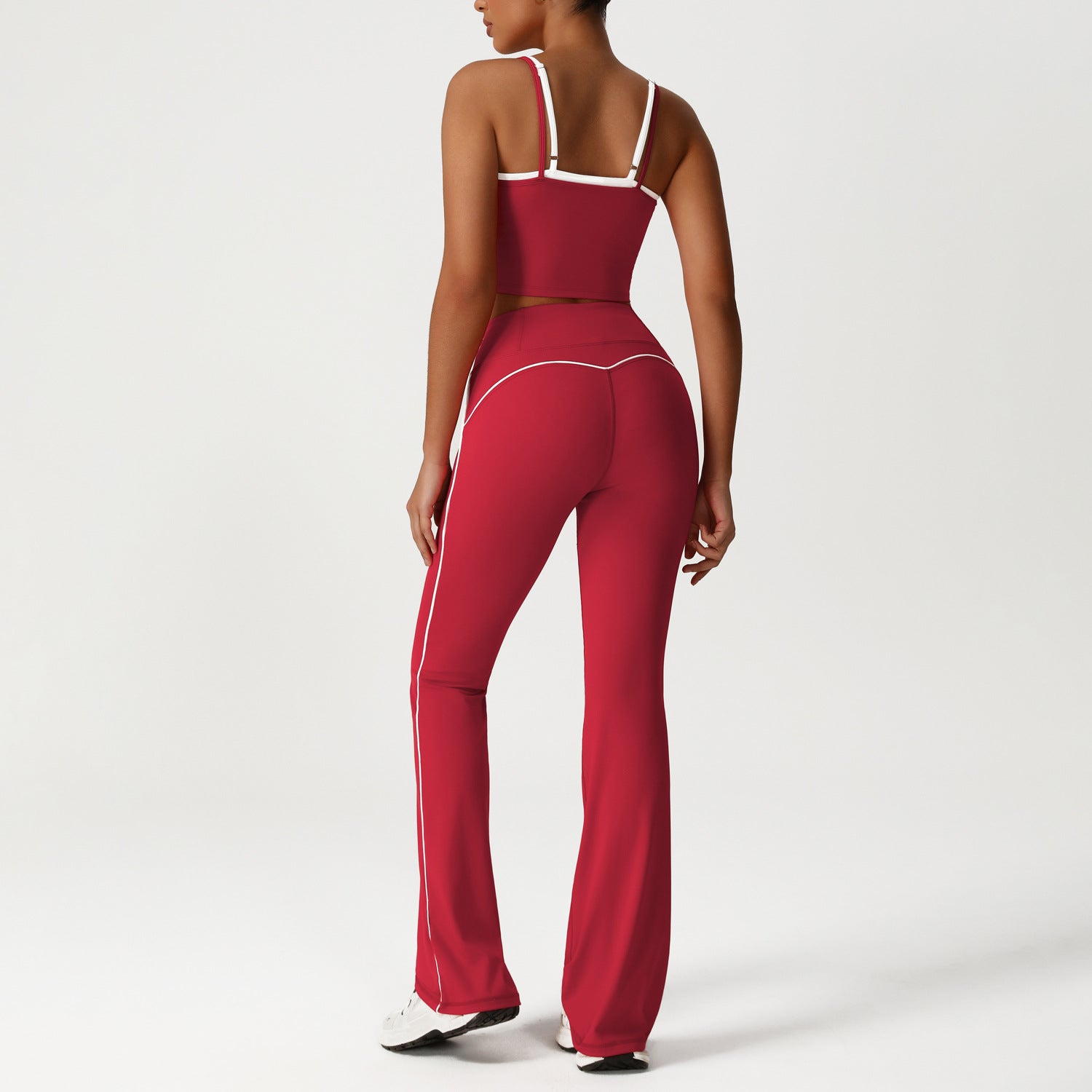 Women's No T-line hip-lifting yoga pants casual set