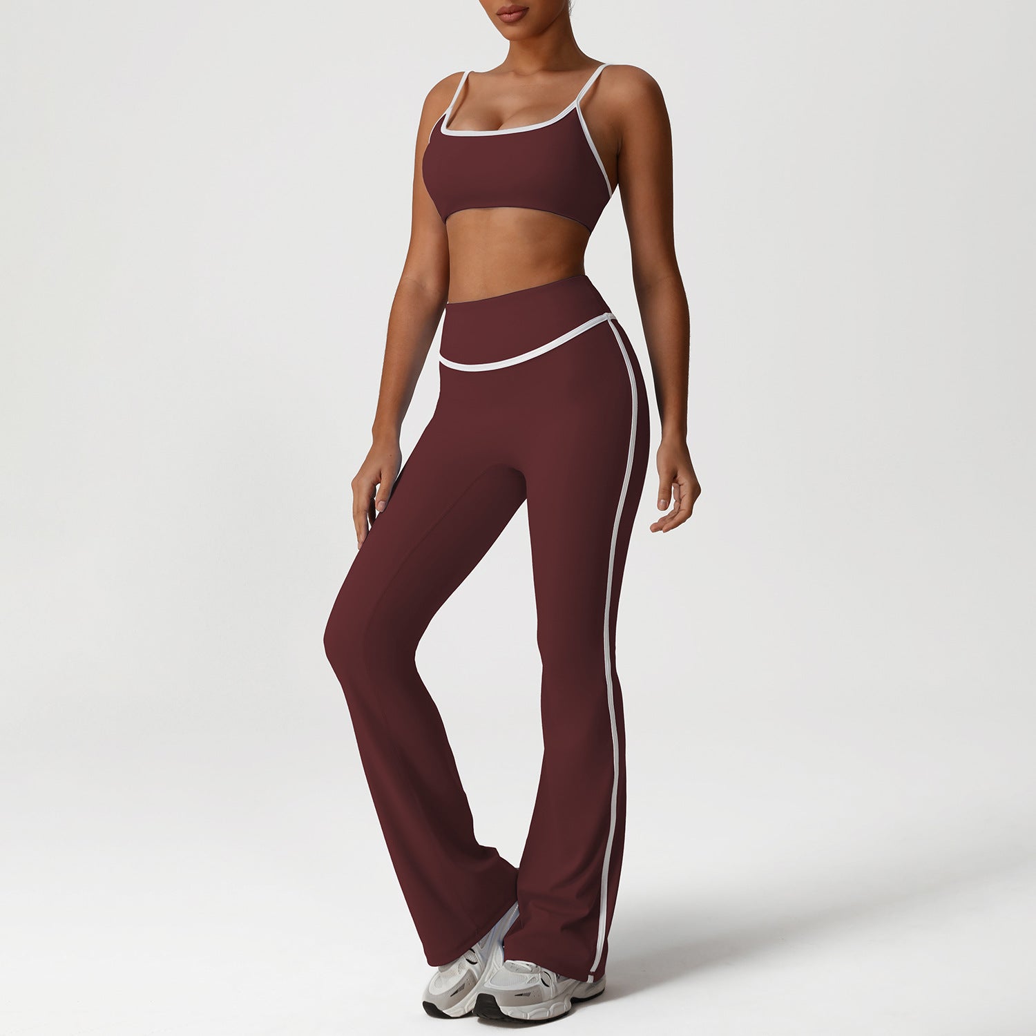 Quick-drying Tight nude fitness yoga bras suit