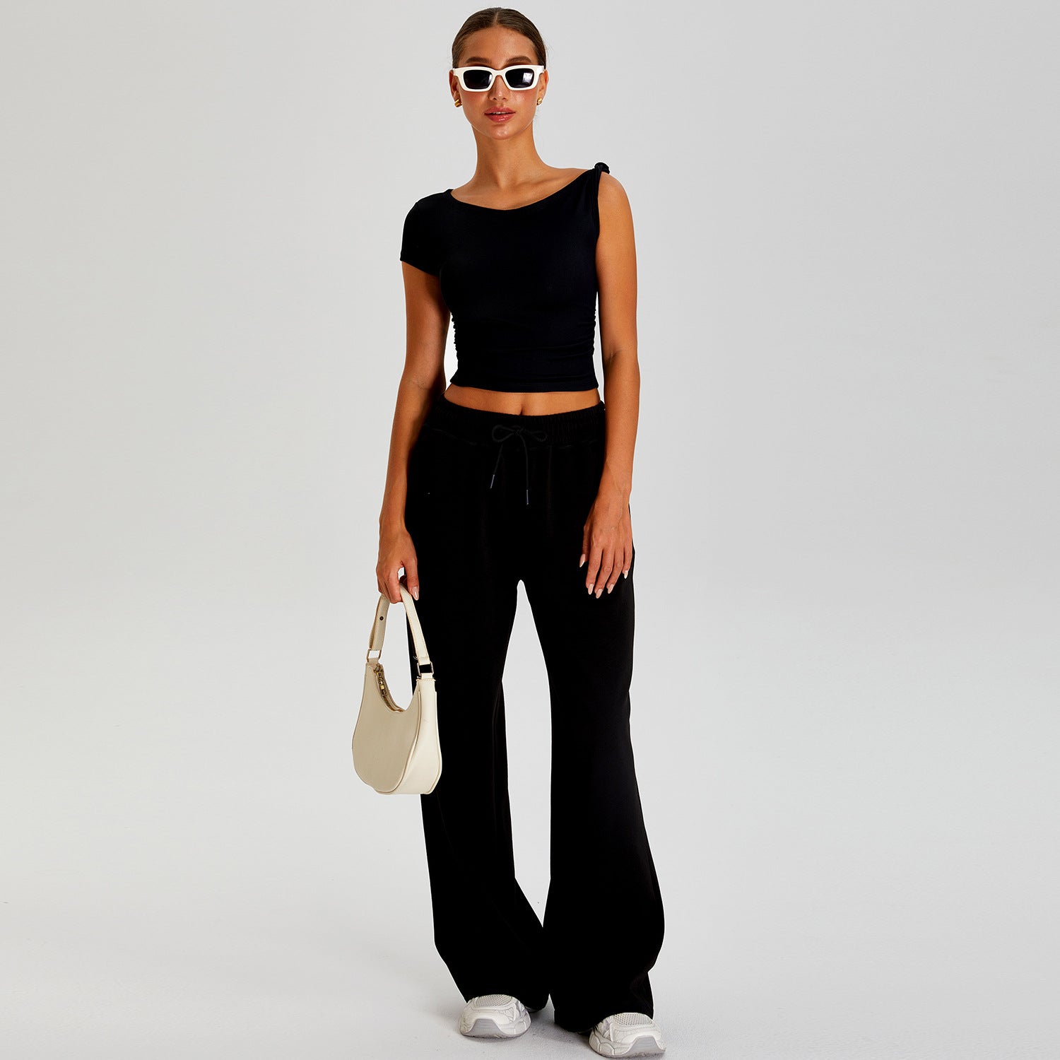 Versatile loose casual pants women's outdoor sports running suit