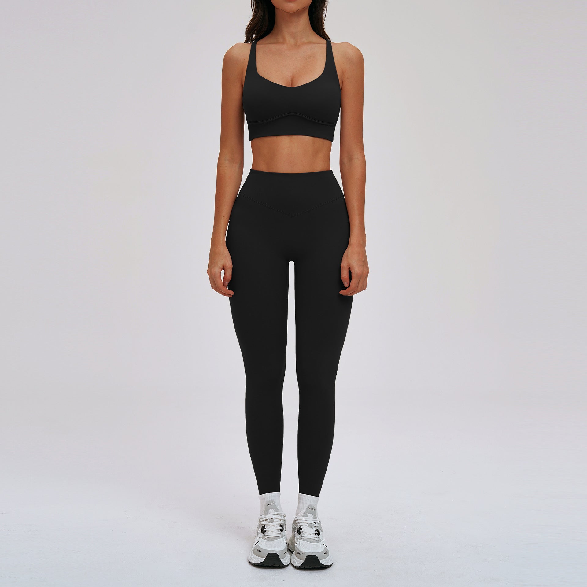 Slimming and back-shaping sports bras yoga set