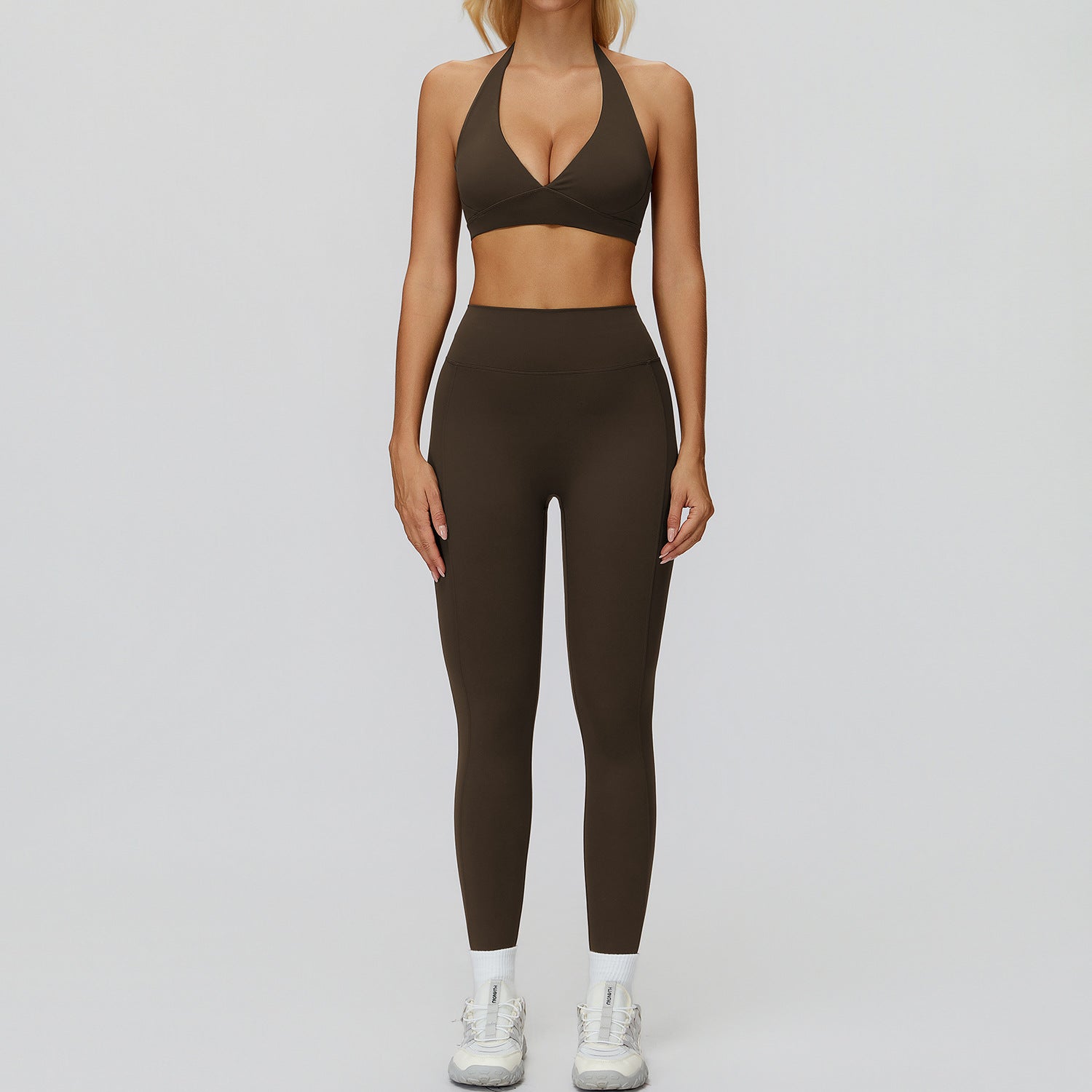 Women's Tight-Fittingt Suit Two-Piece Bras Set