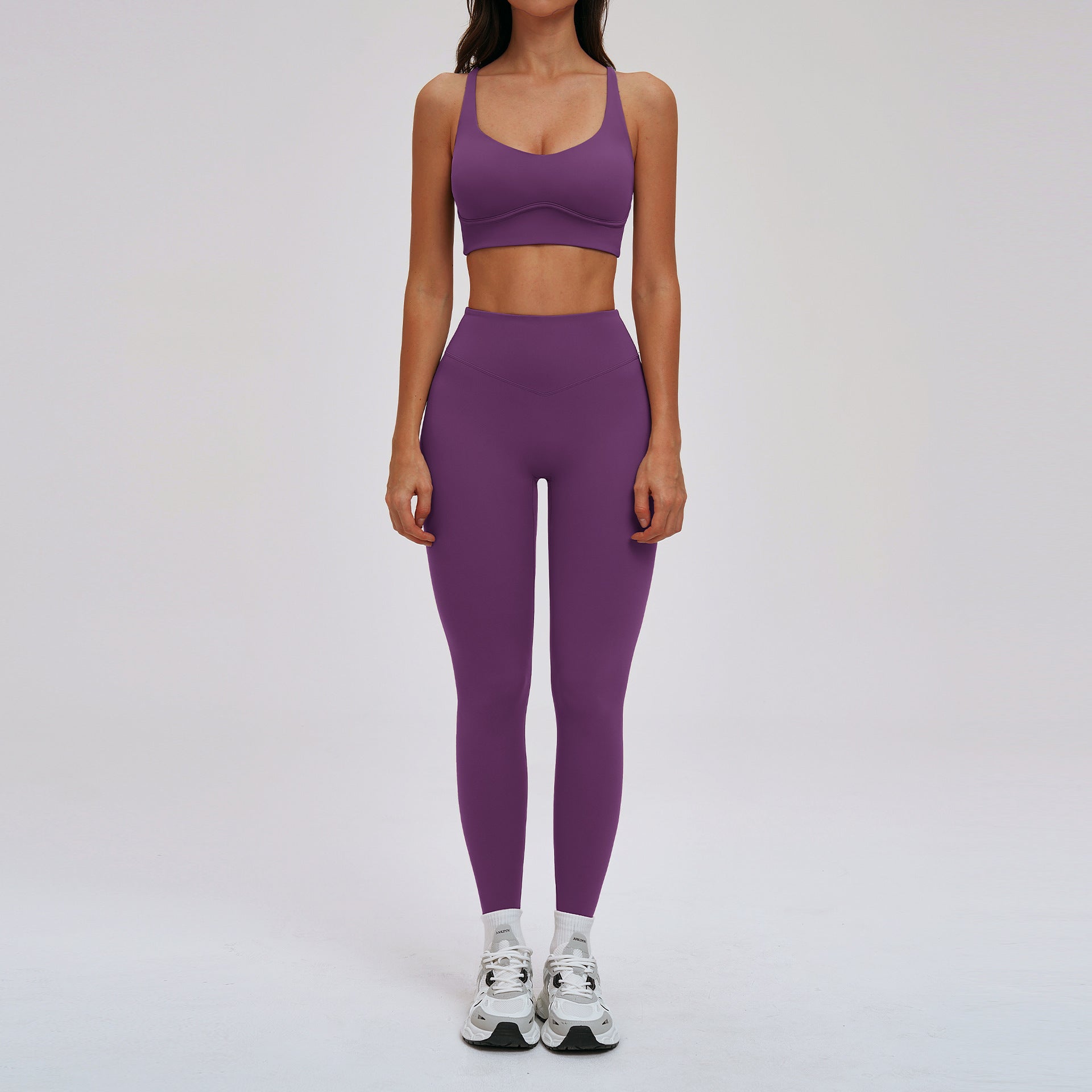 Slimming and back-shaping sports bras yoga set