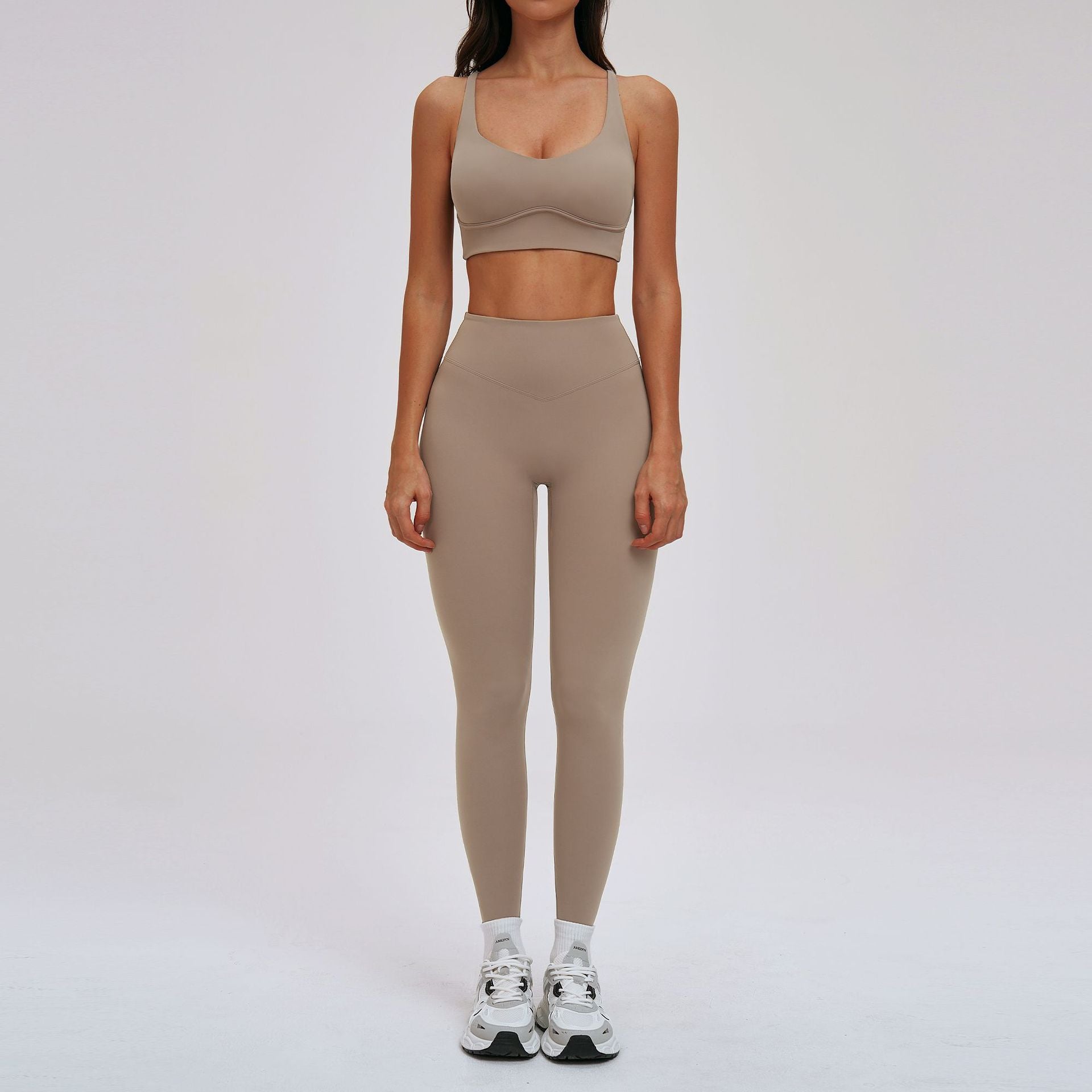 Slimming and back-shaping sports bras yoga set