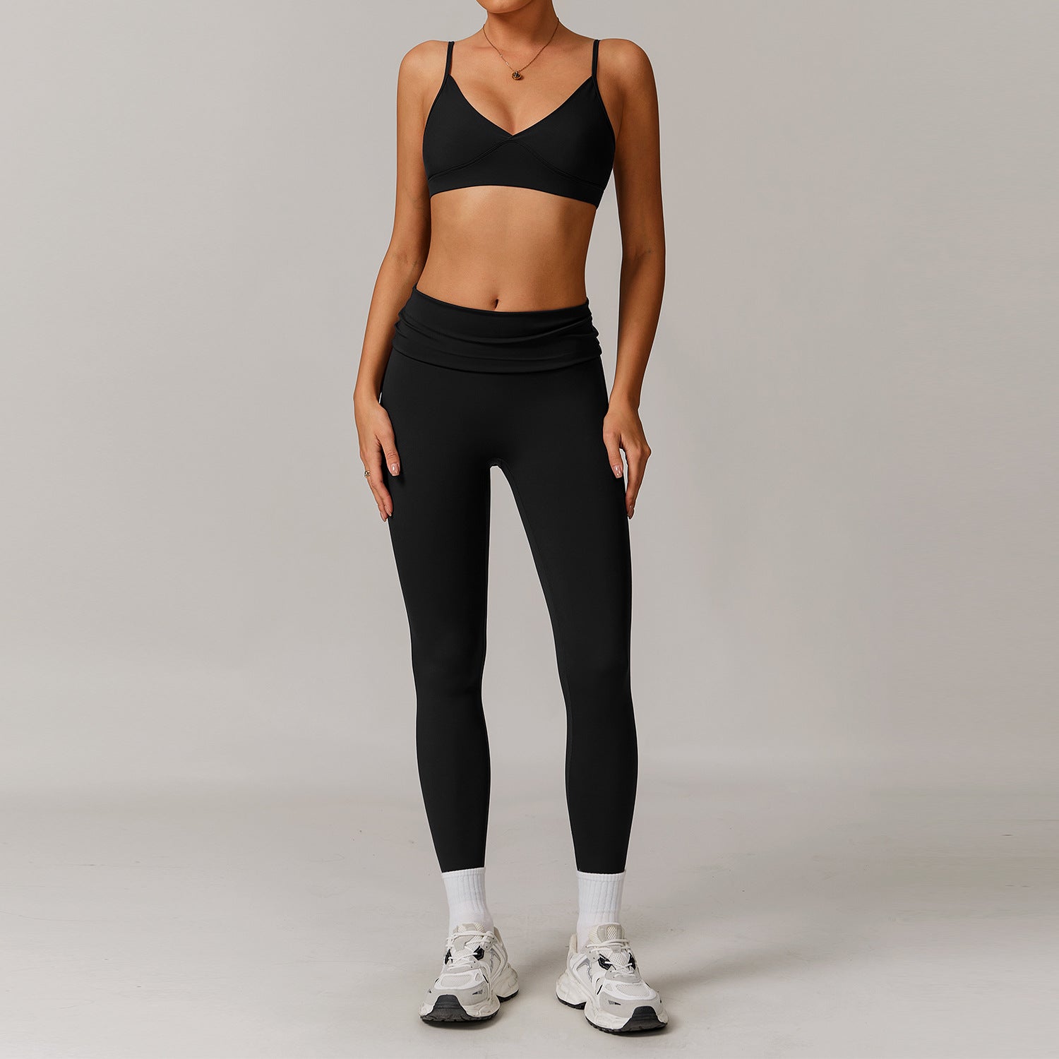 Fashionable and casual sports fitness bras suit
