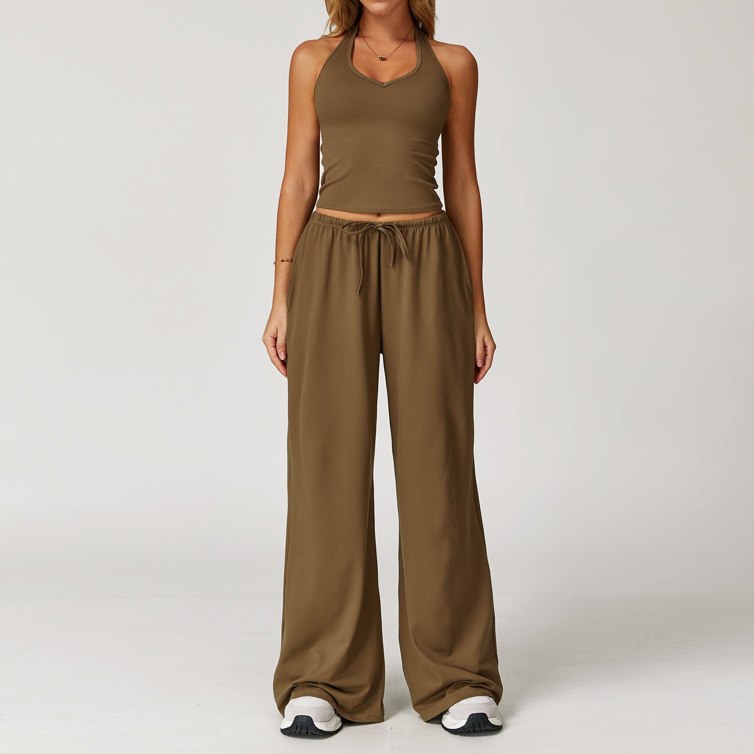 Quick-drying beautiful back sling sports suit