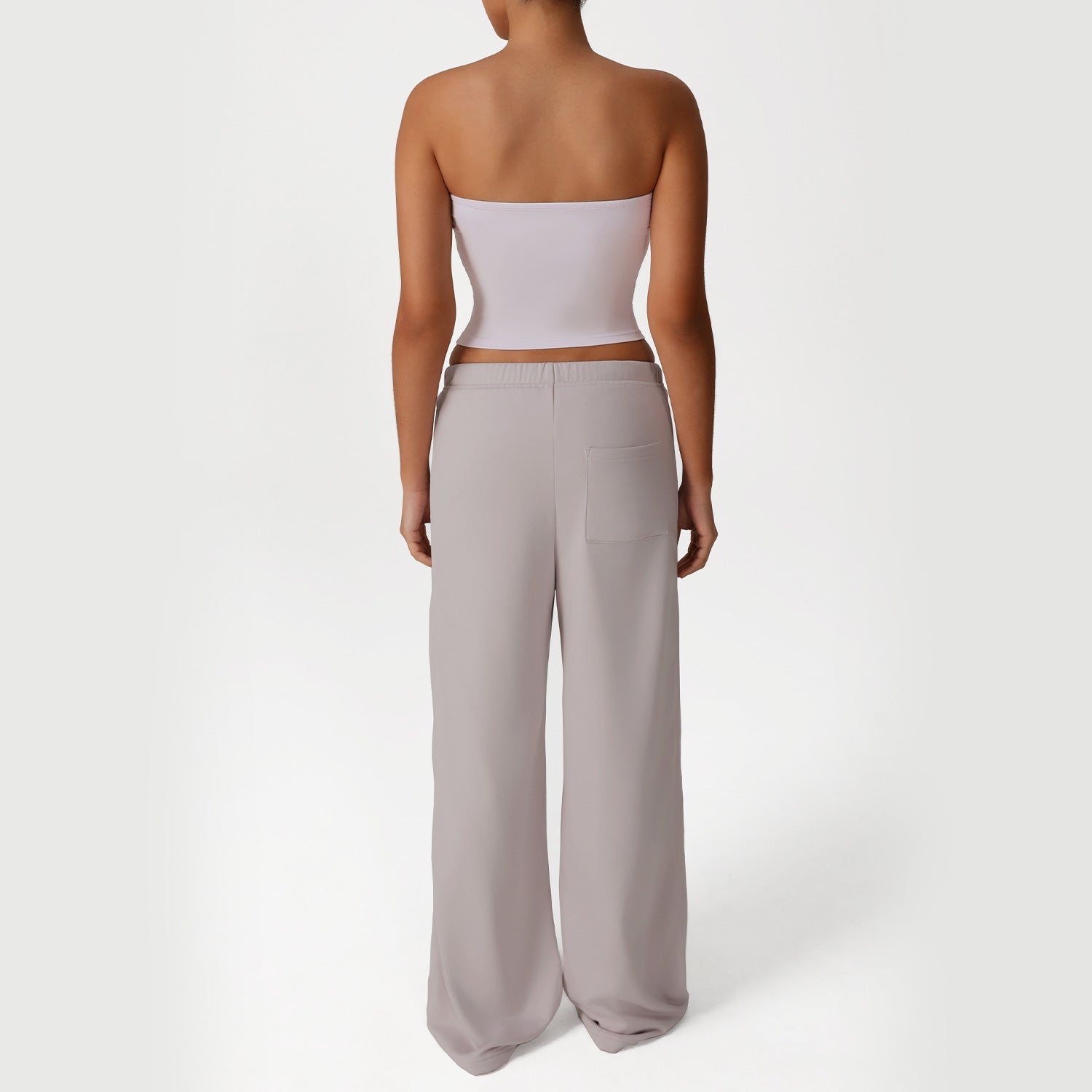 Sexy Tube Top Fitness Set