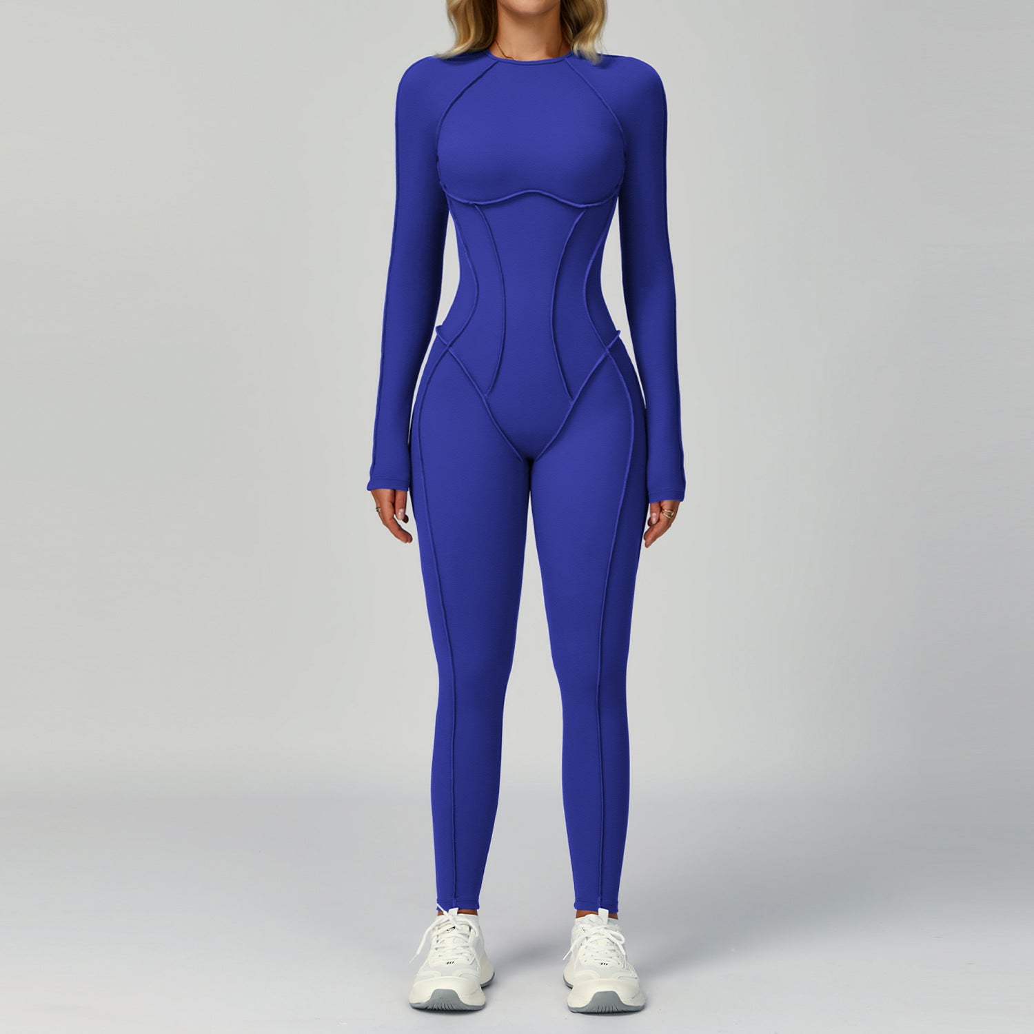 Beautiful back fashion jumpsuit for women running sports fitness wear