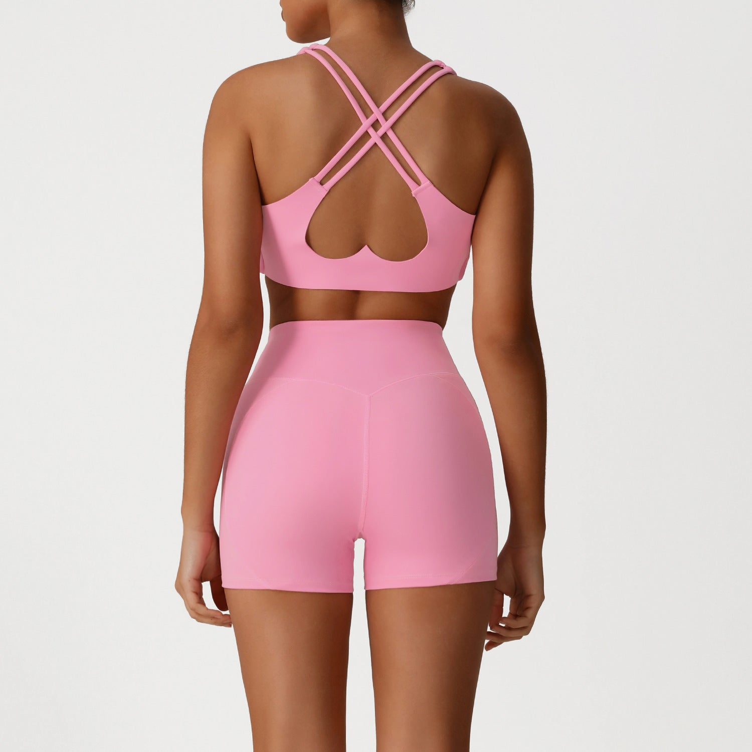Women's New nude quick-drying tight fitness sports suit