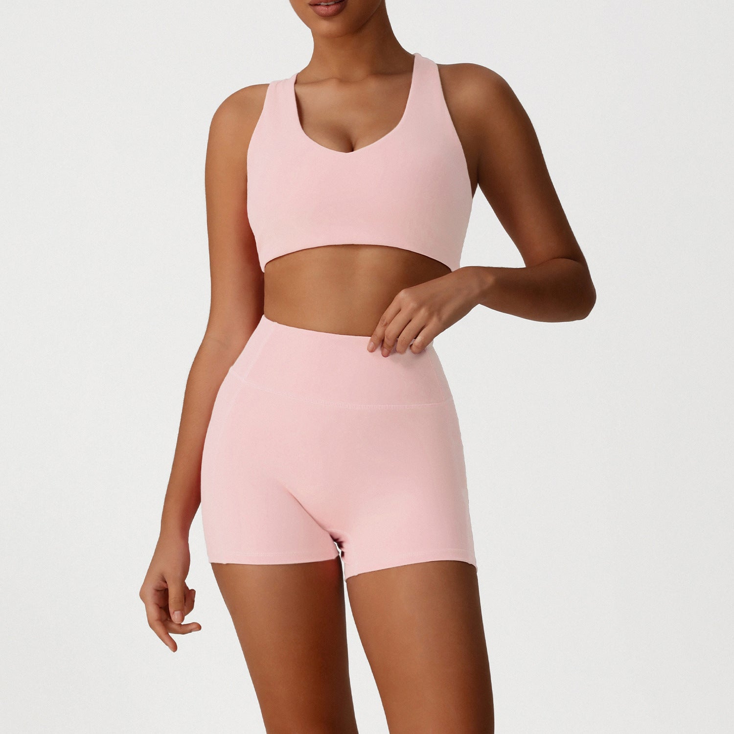 Women's New nude quick-drying tight fitness sports suit