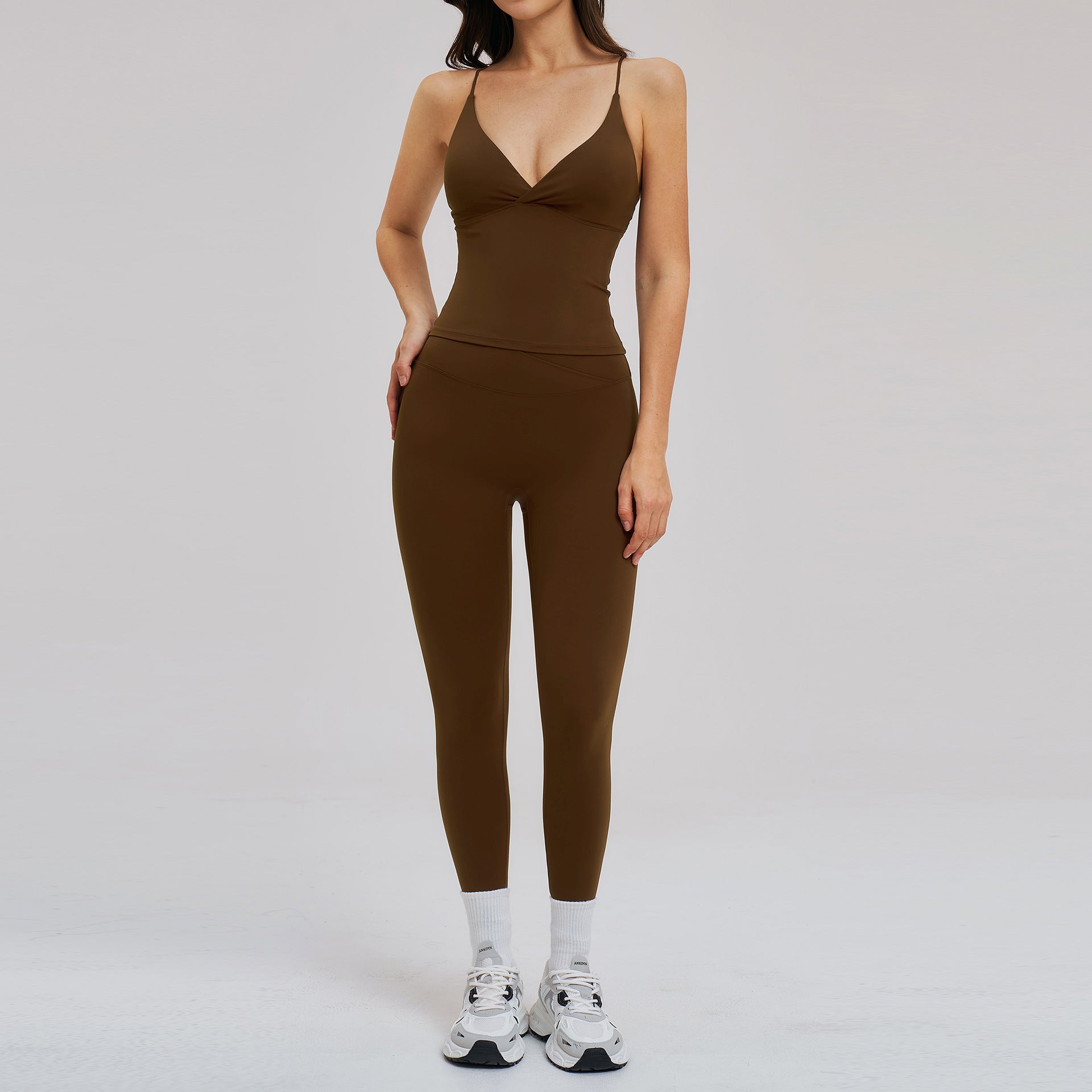 Tight-fitting backless running sports casual YOGA set