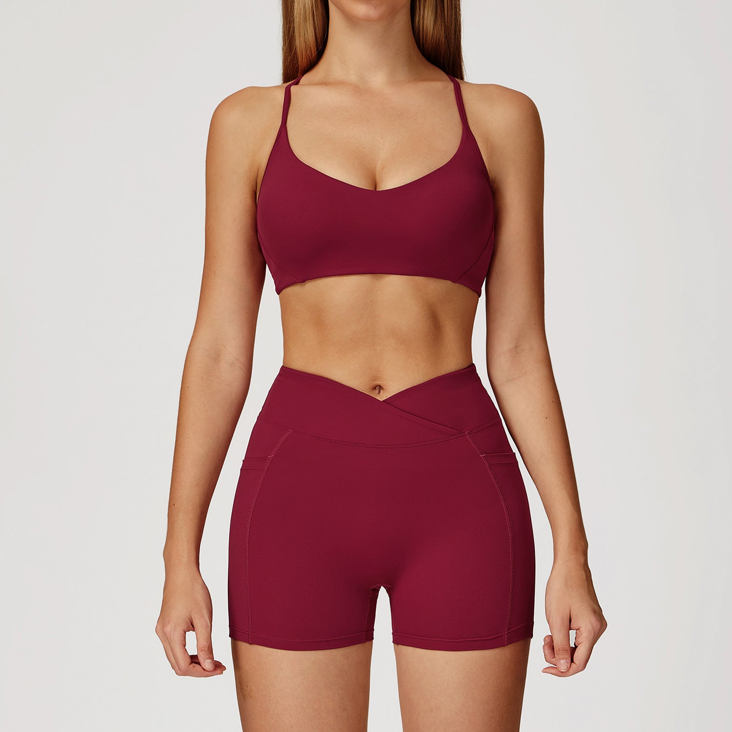 Women's quick-drying sports bras set