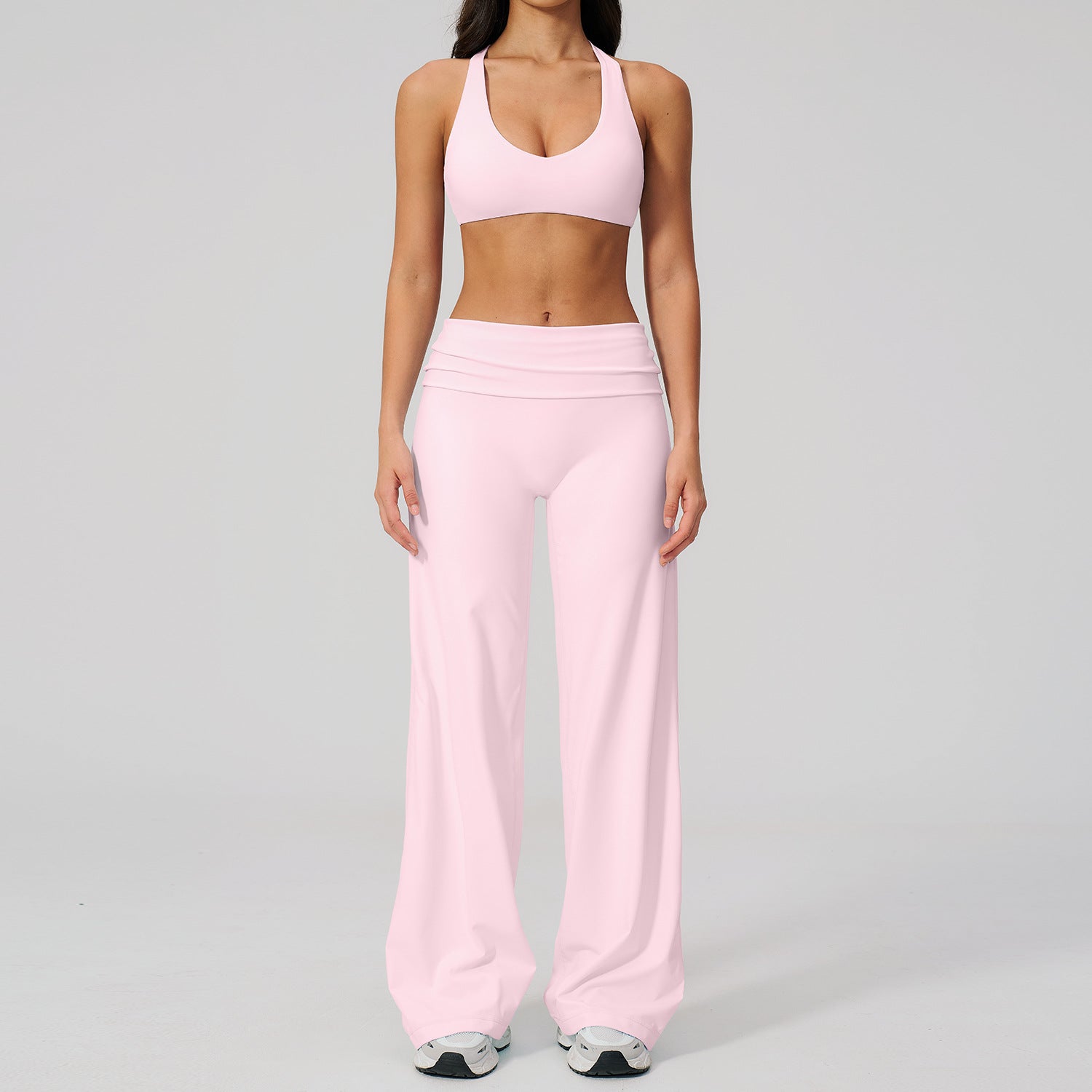 Women's fashion sports bras wih quick-drying pants yoga set
