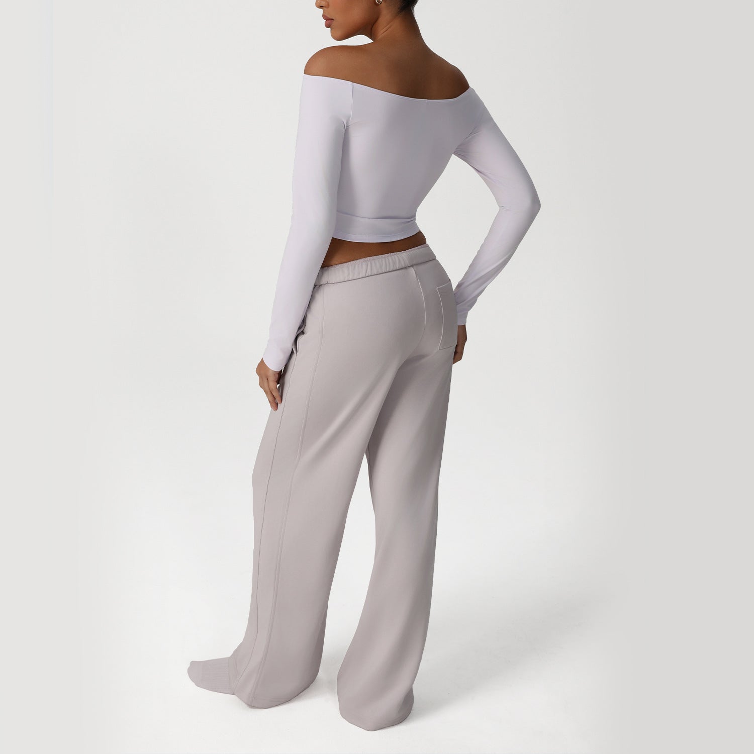 Women's casual long sleeve fitness sports suit