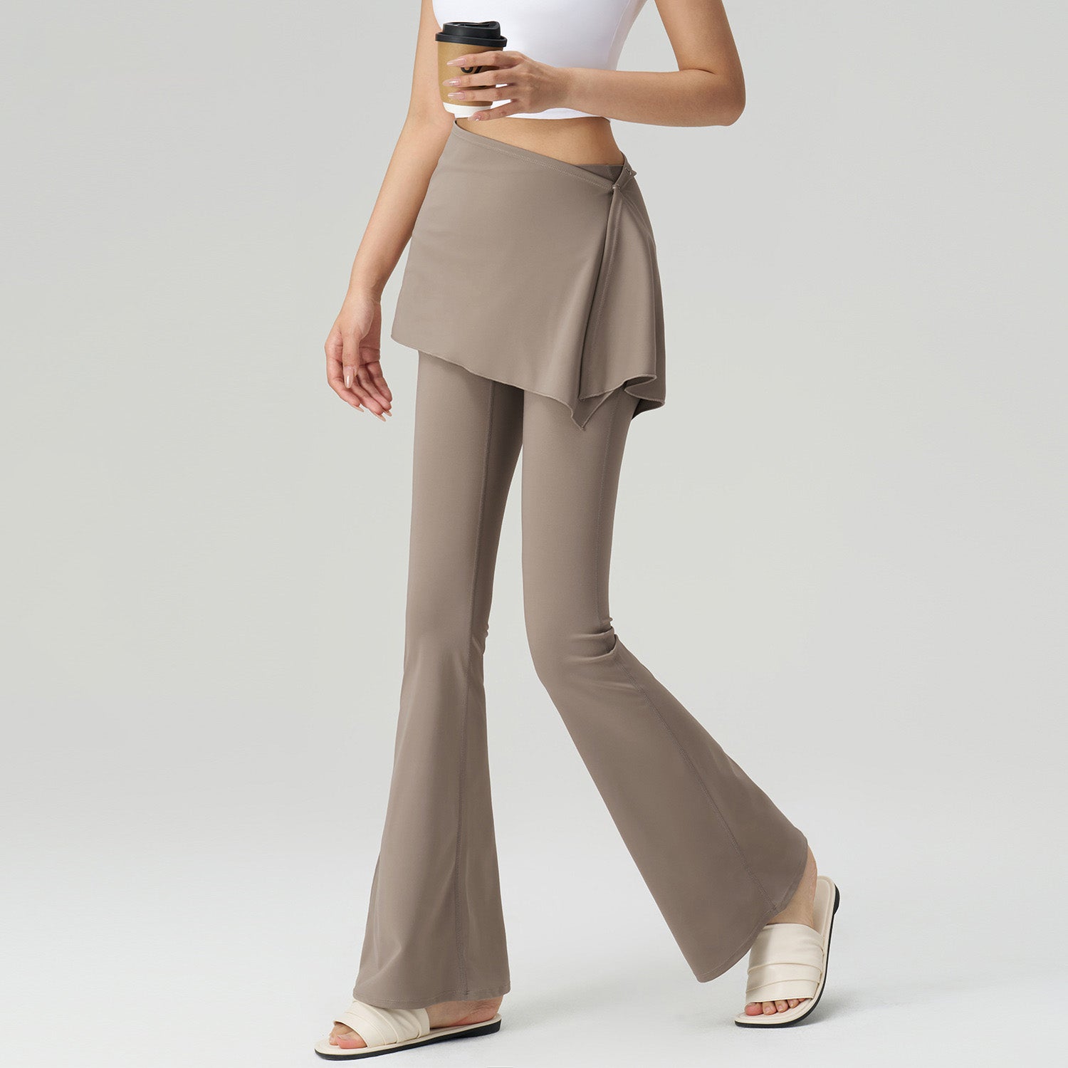 Women's High-end flared pants