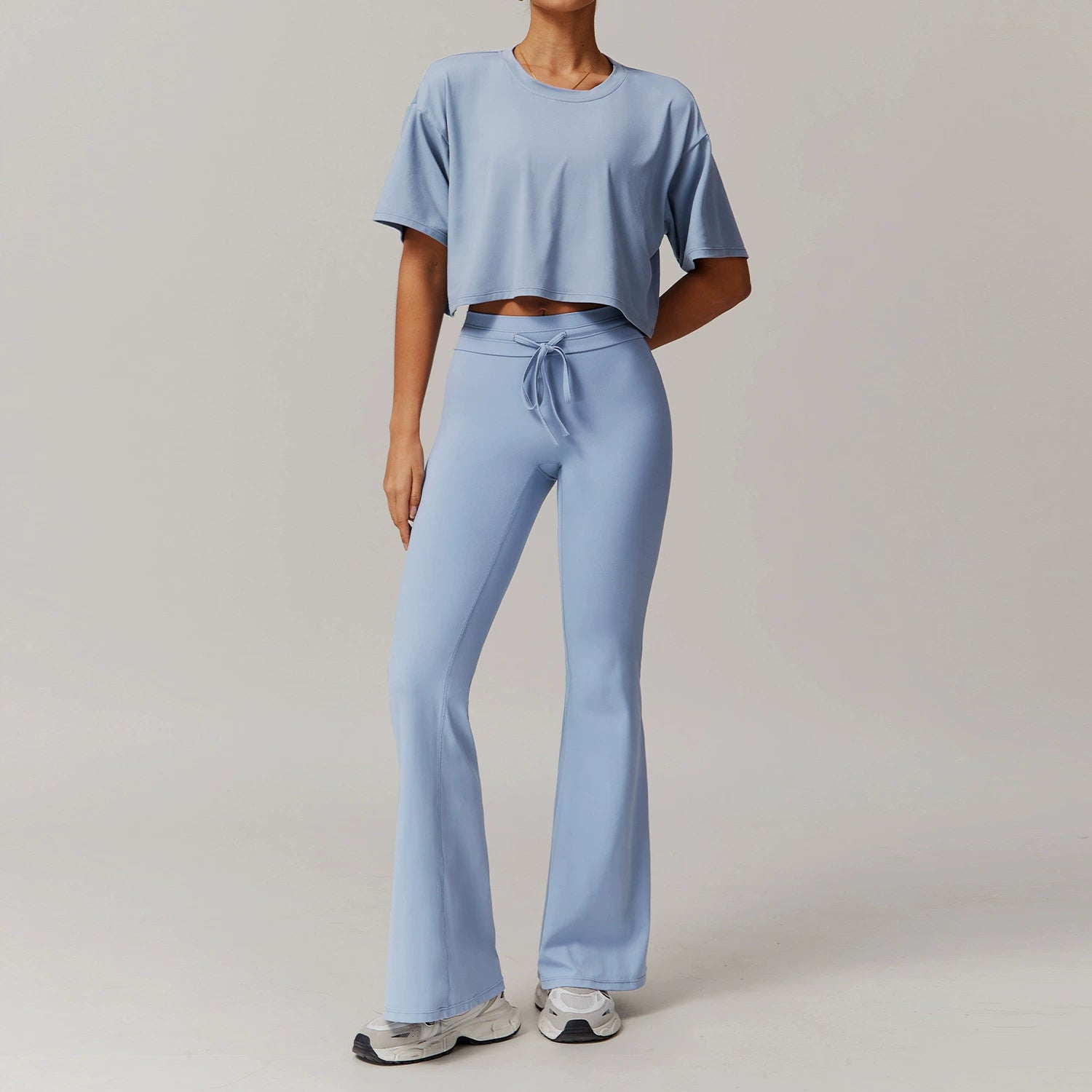 Women's Comfortable Short sleeve with pant Sports Suit
