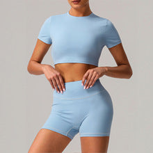 Women's Short sleeve shirt with shorts sportwear suits