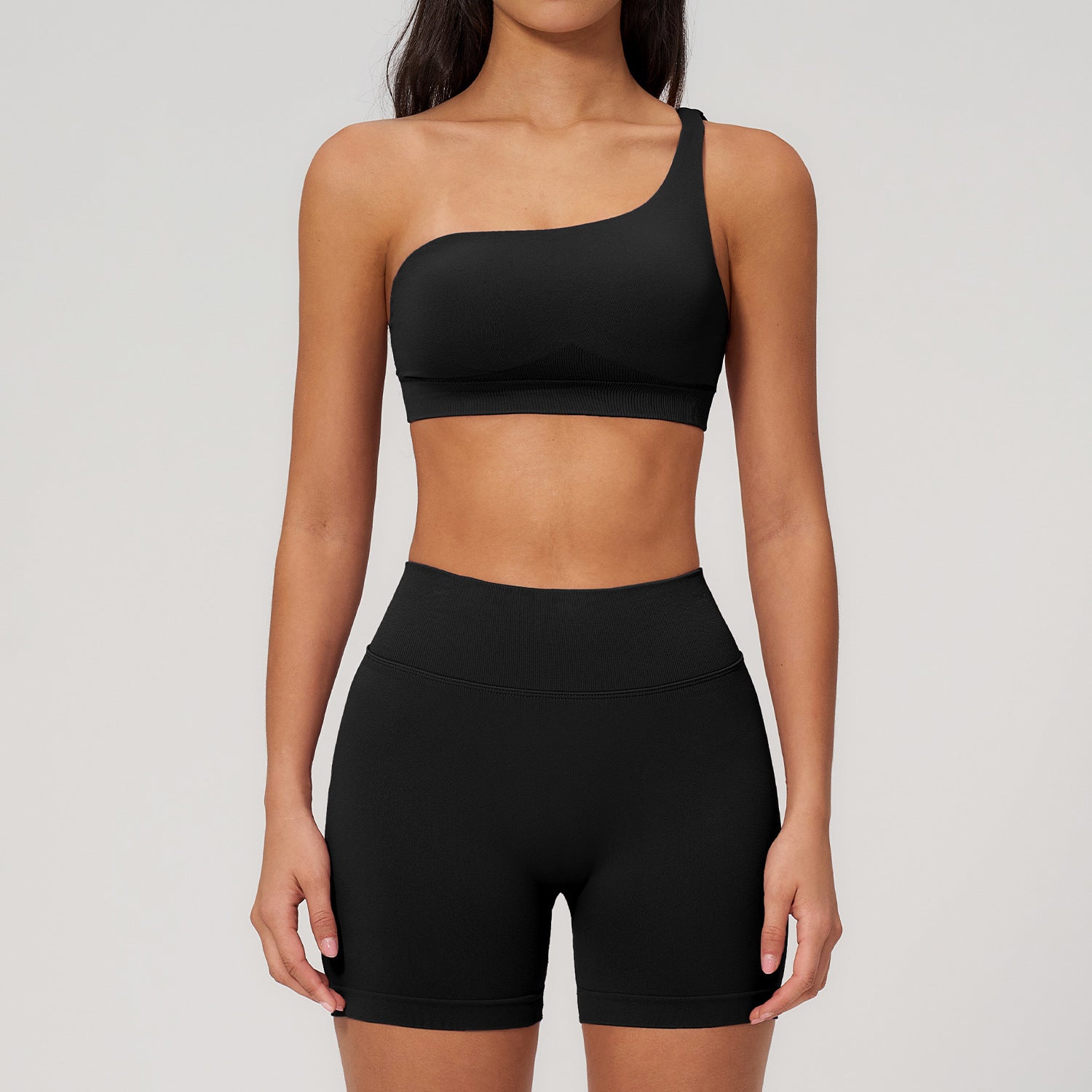 Seamless Raglan bras Quick-Drying Workout Yoga Set