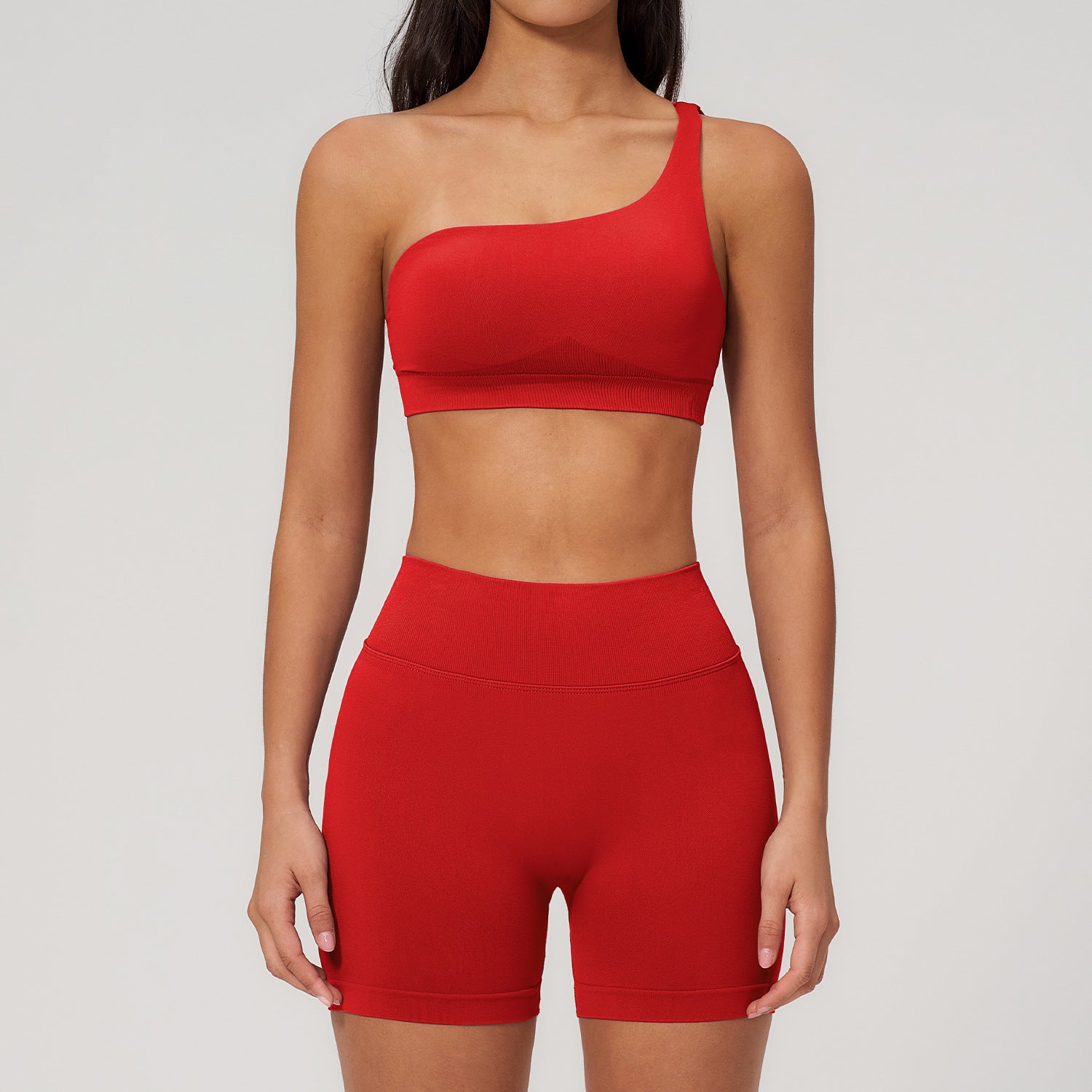 Seamless Raglan bras Quick-Drying Workout Yoga Set