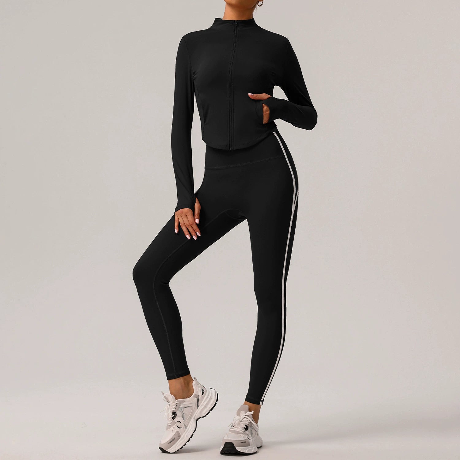 Women's Slim long sleeve jacket set