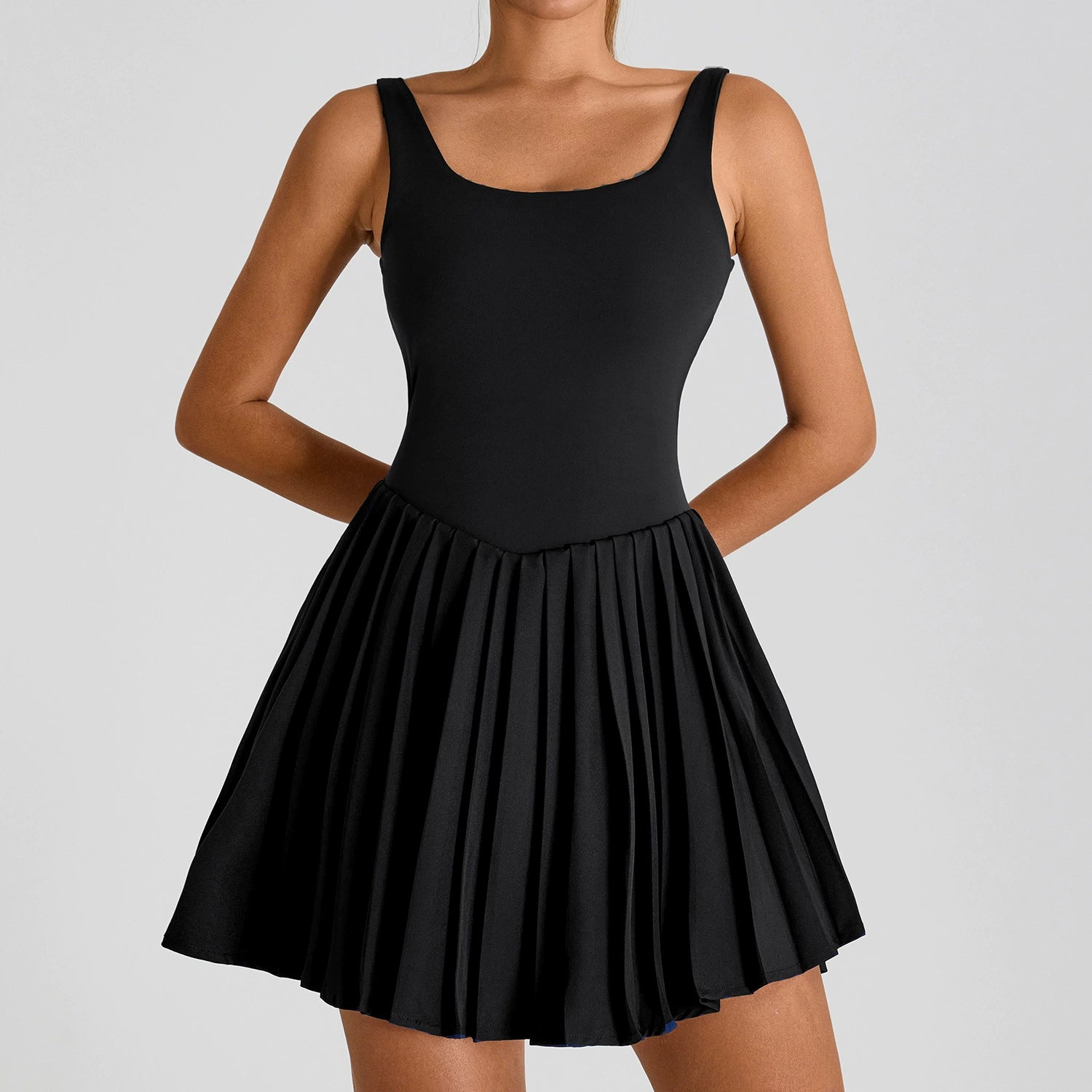 Women's New Outdoor Fitness Pleated Sports Dress