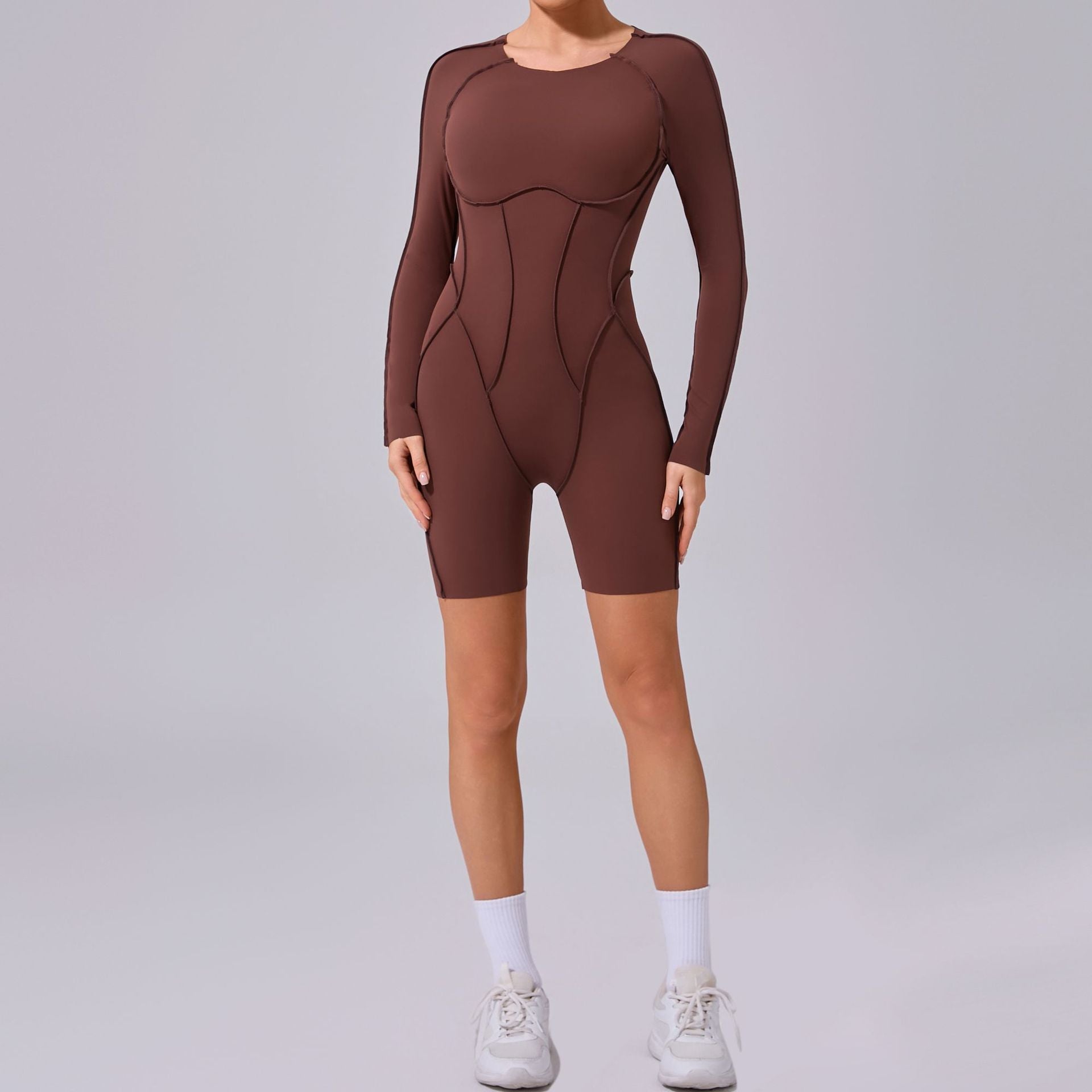 Women's Backless Fitness Sports Bodysuit Tight Yoga Jumpsuits