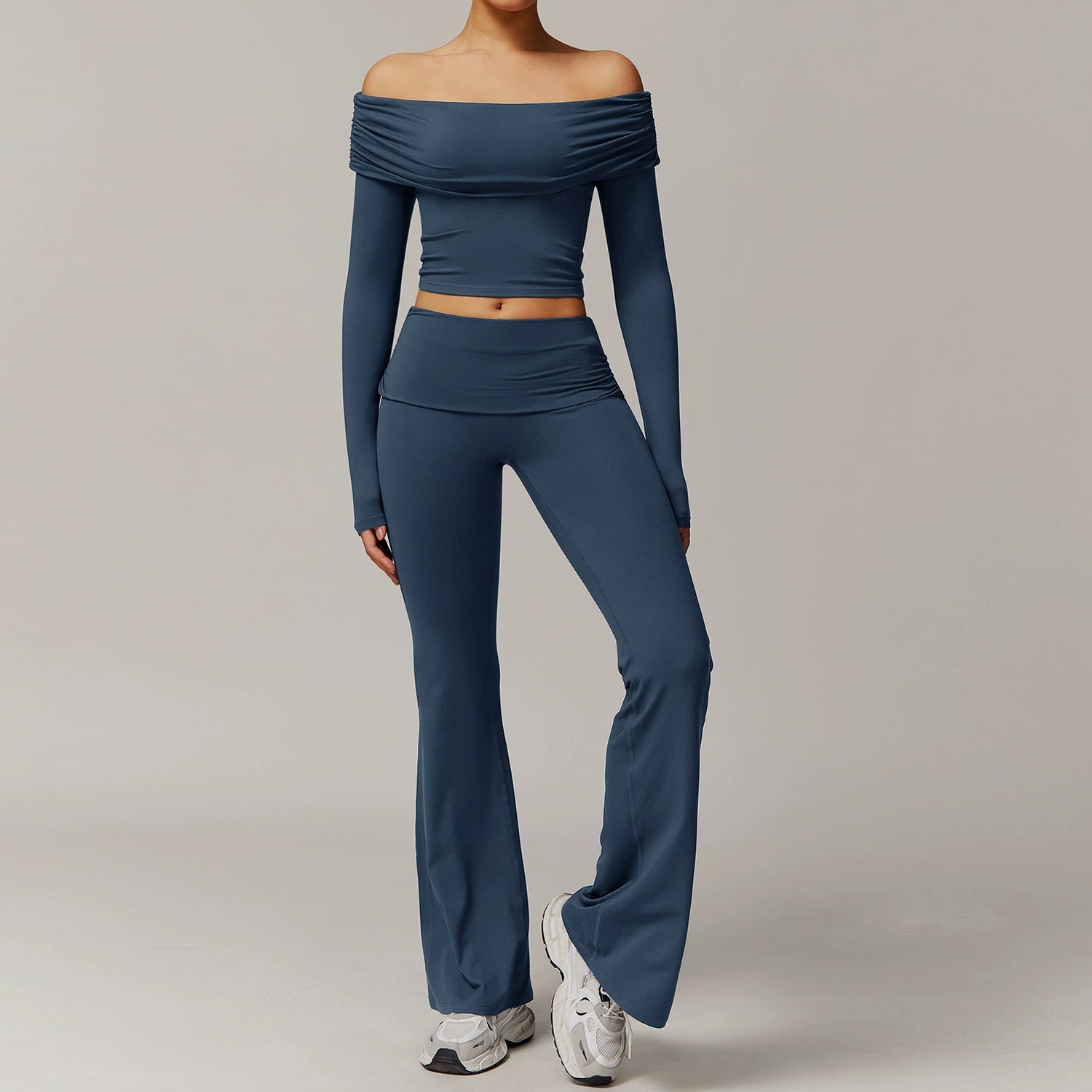 Women's long sleeve comfortable yoga wear suit