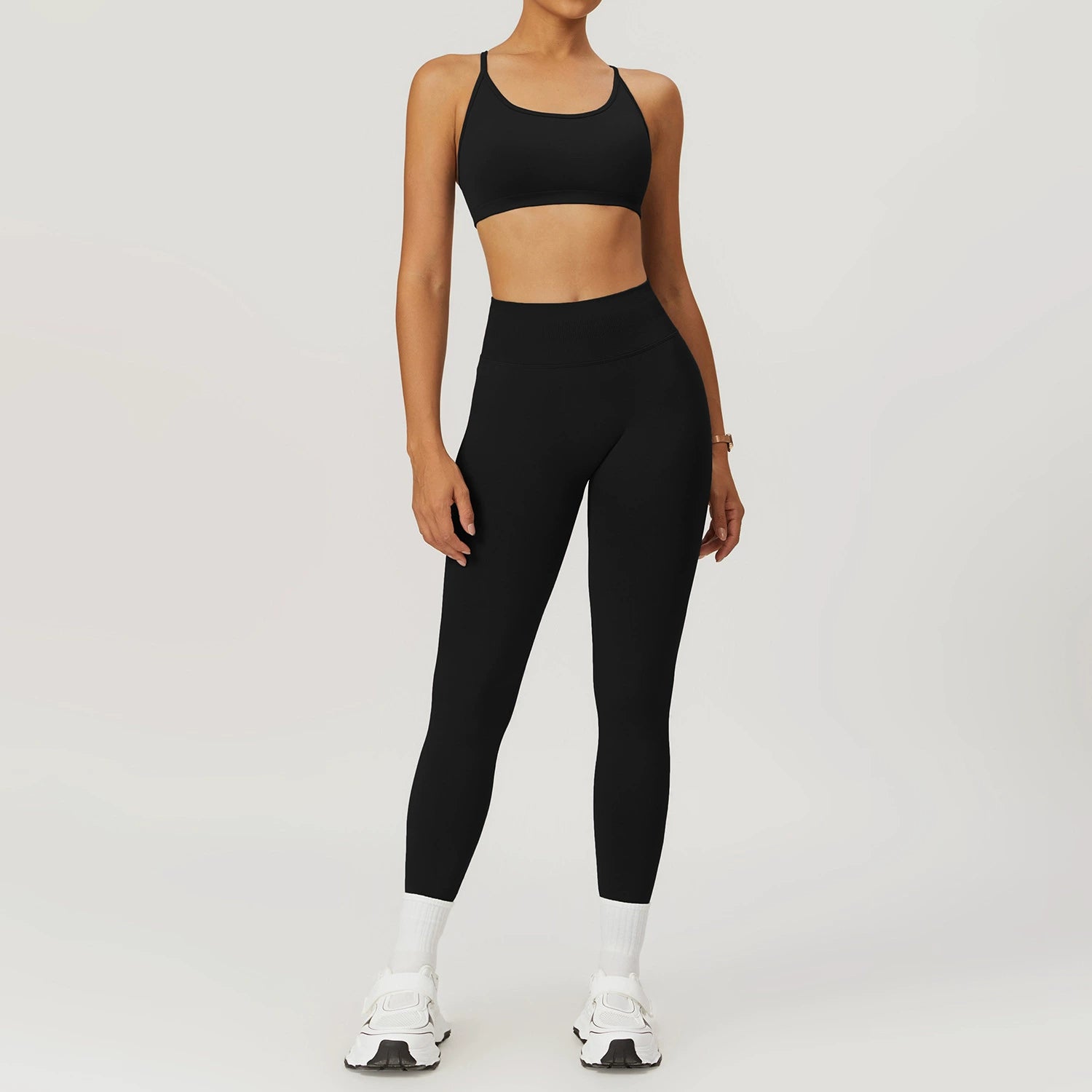Women's Seamless back yoga suit