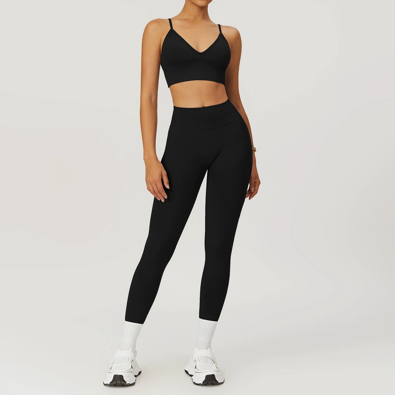 Women's Seamless back beauty yoga suit