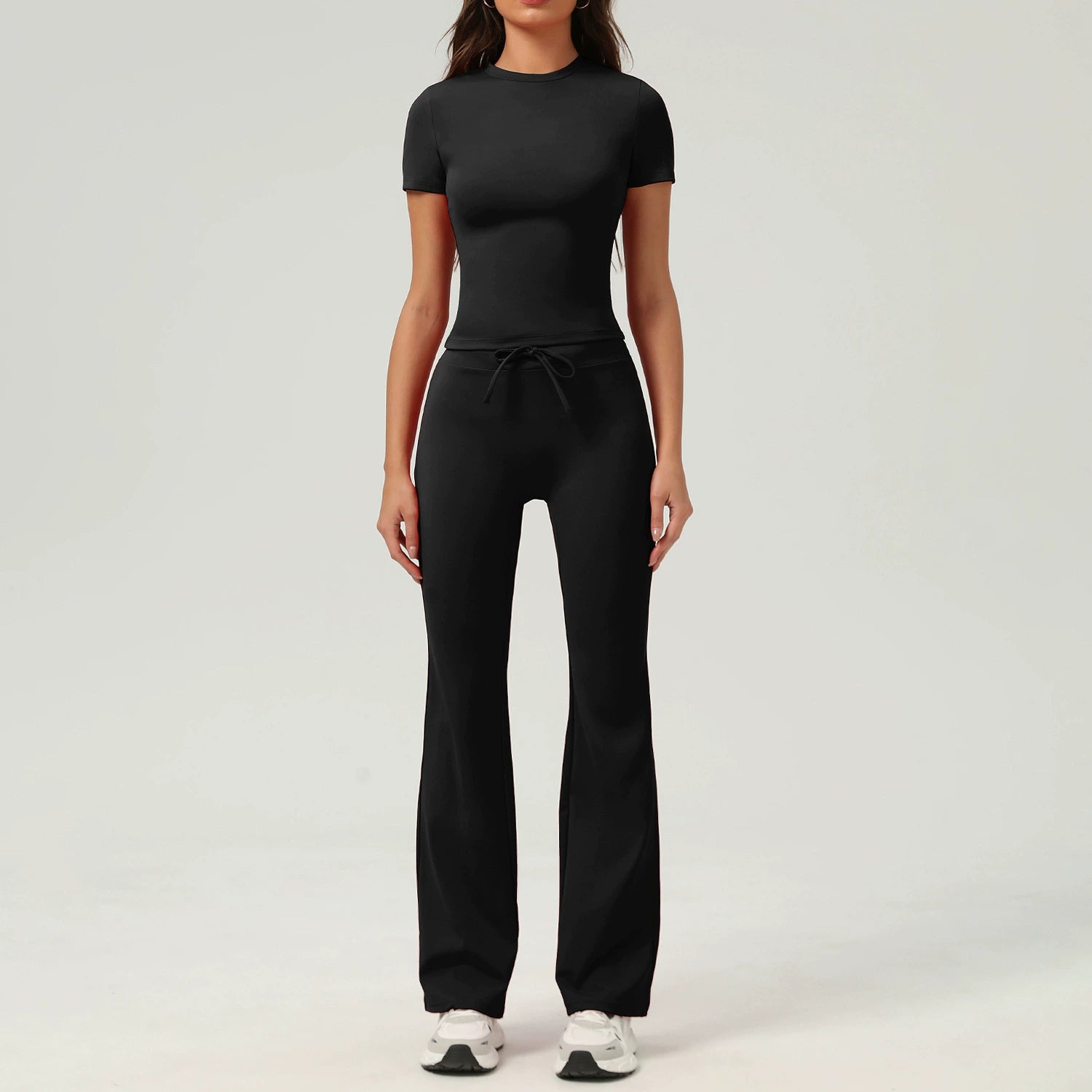 Women's Casual short sleeve shirt set