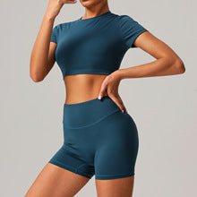 Women's Short sleeve shirt with shorts sportwear suits