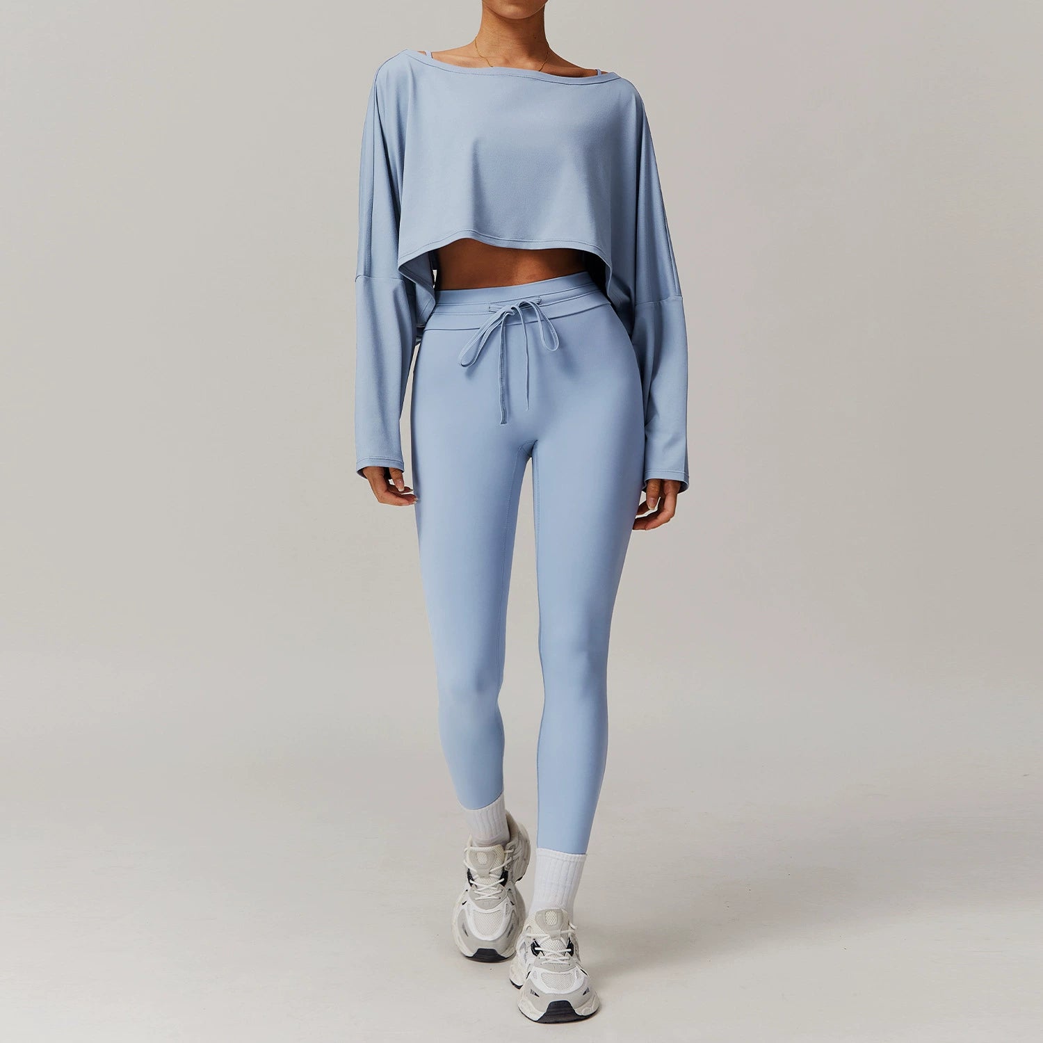 Women's one-shoulder long casual suit