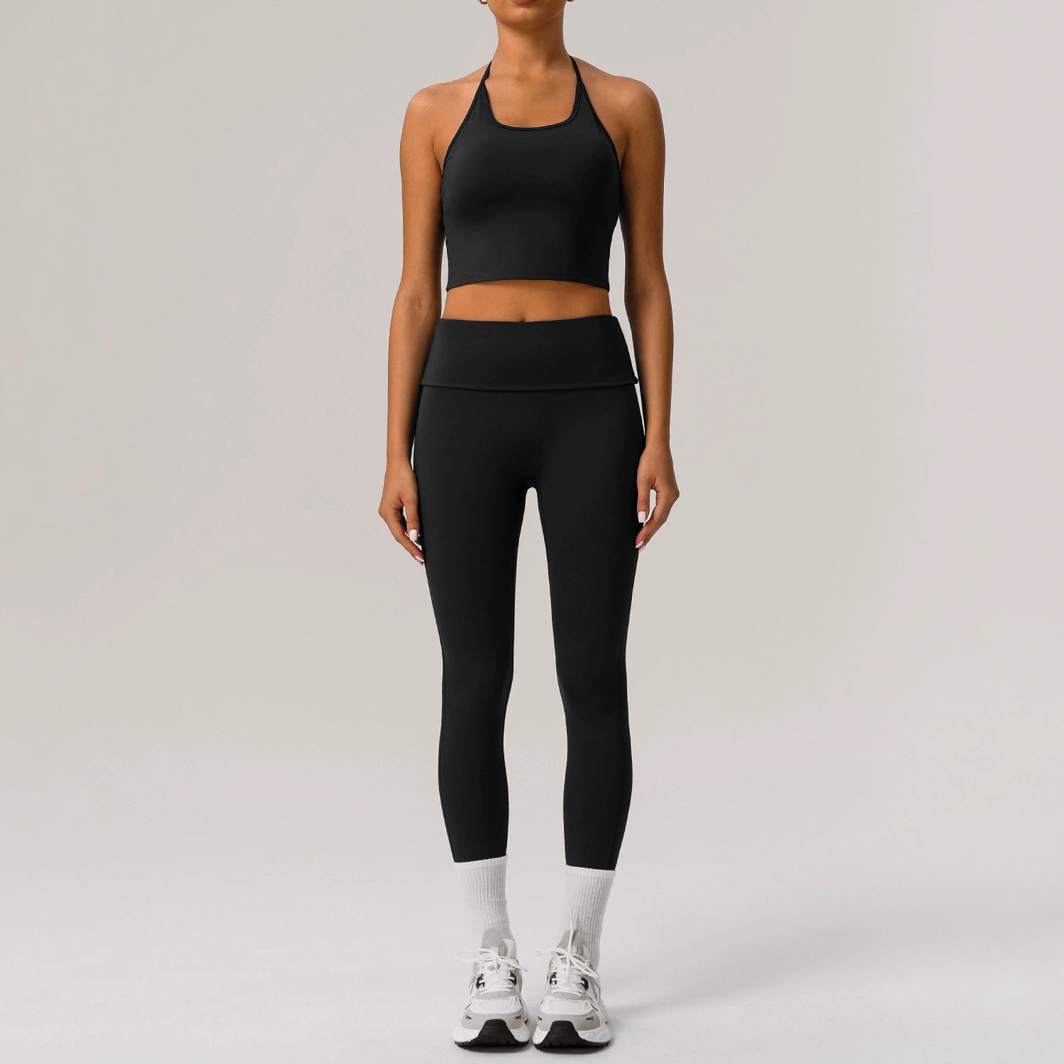 Women's quick-drying tight back beauty yoga suit
