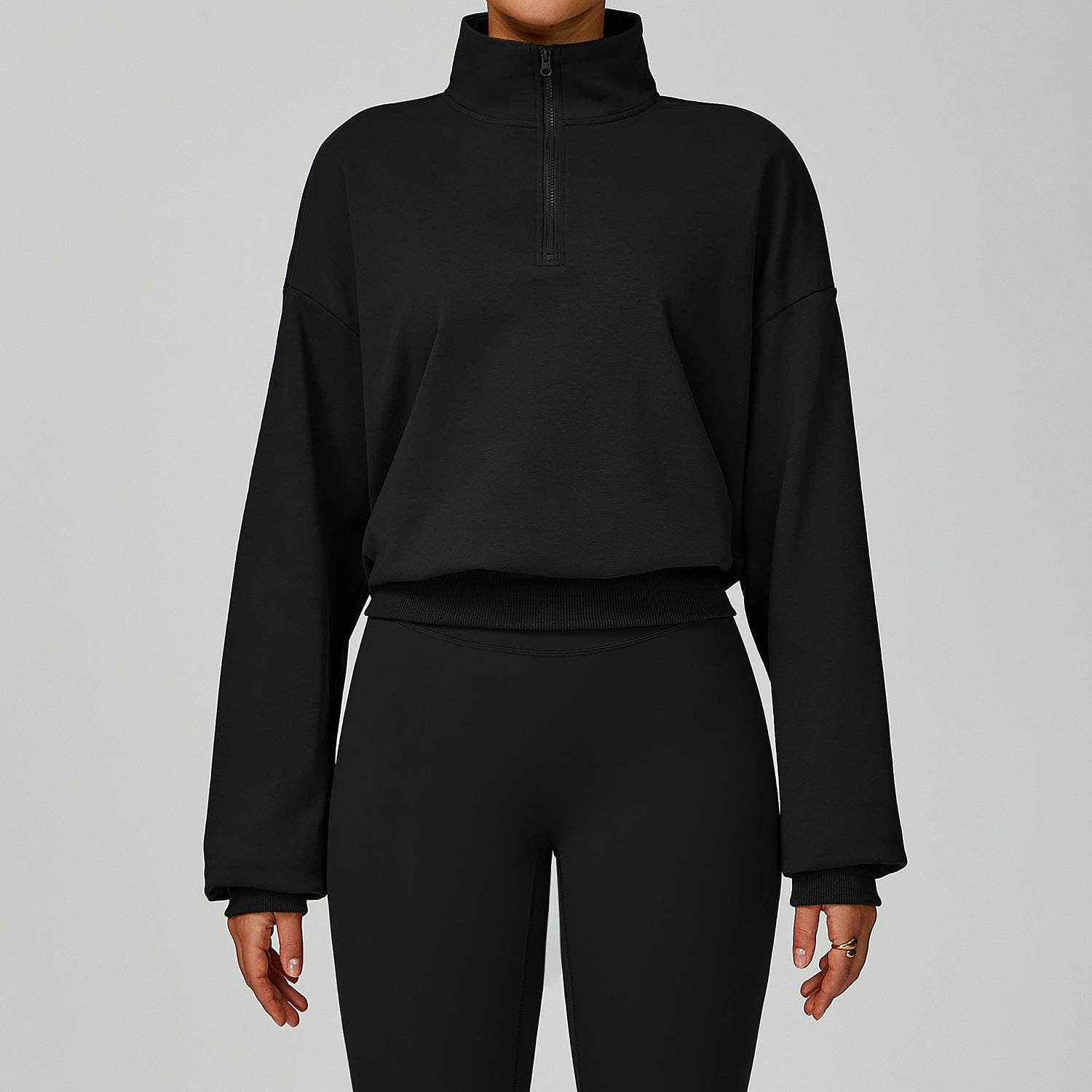 Casual loose windproof warm versatile sweatshirts