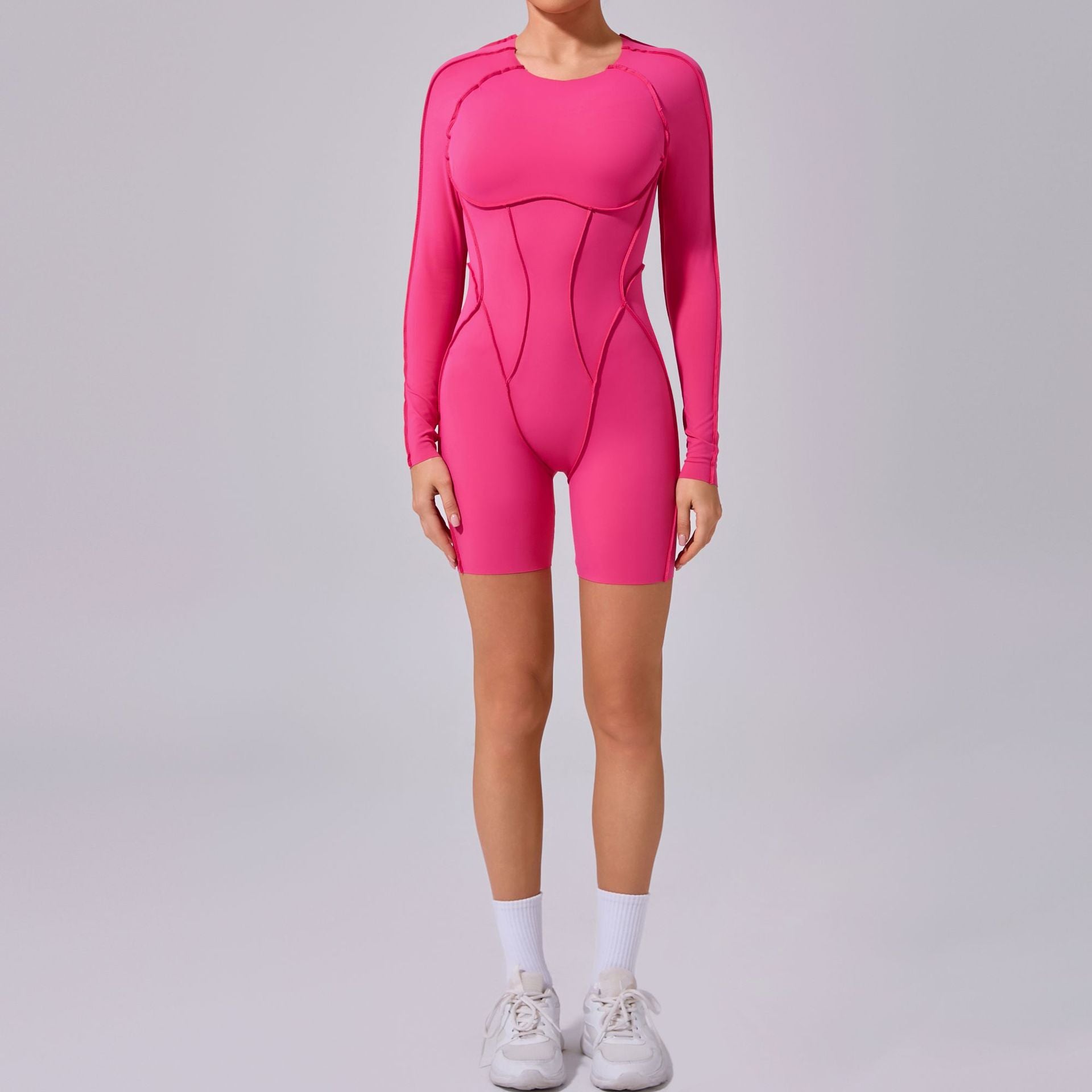 Women's Backless Fitness Sports Bodysuit Tight Yoga Jumpsuits