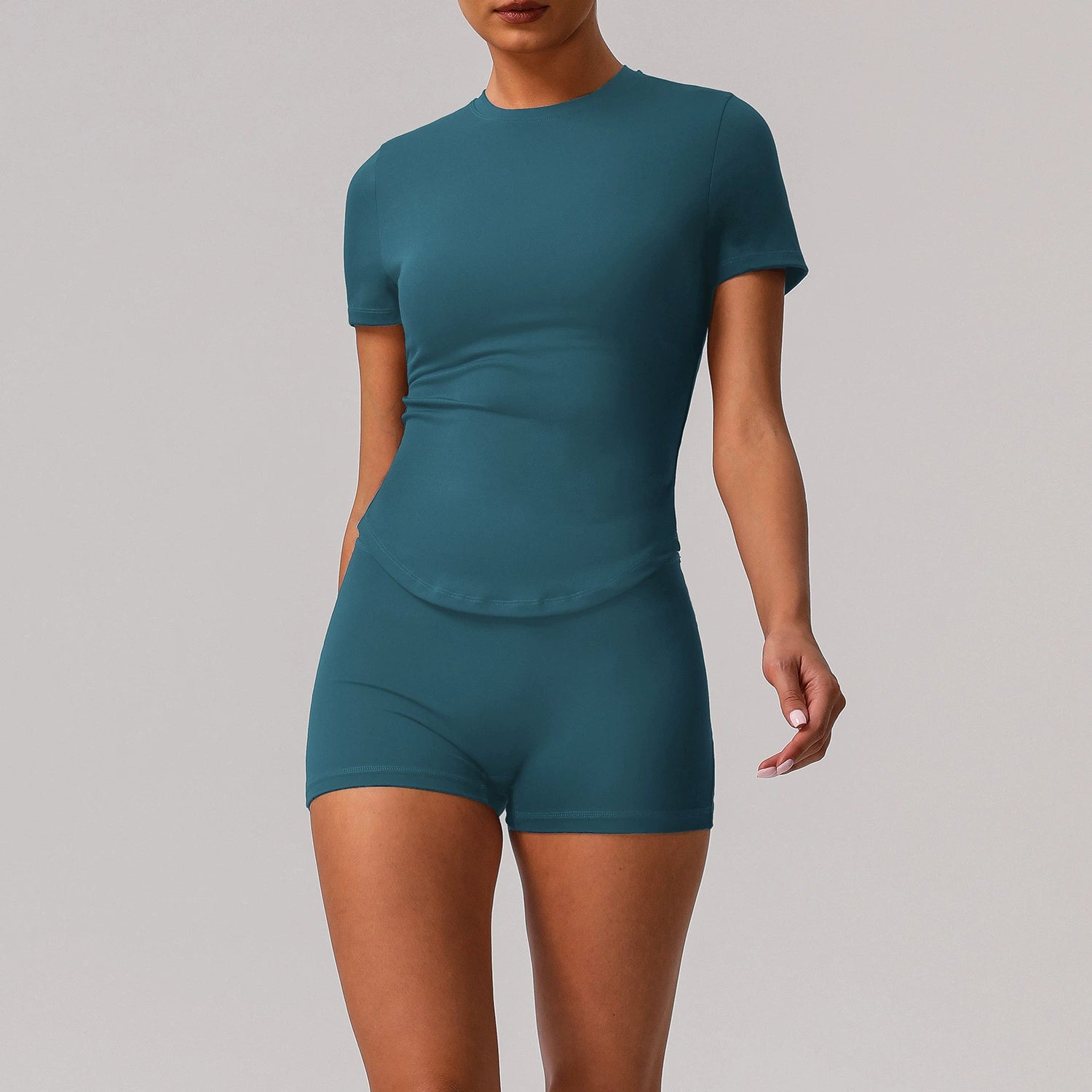 Women's Quick-drying short sleeve shirt with shorts set