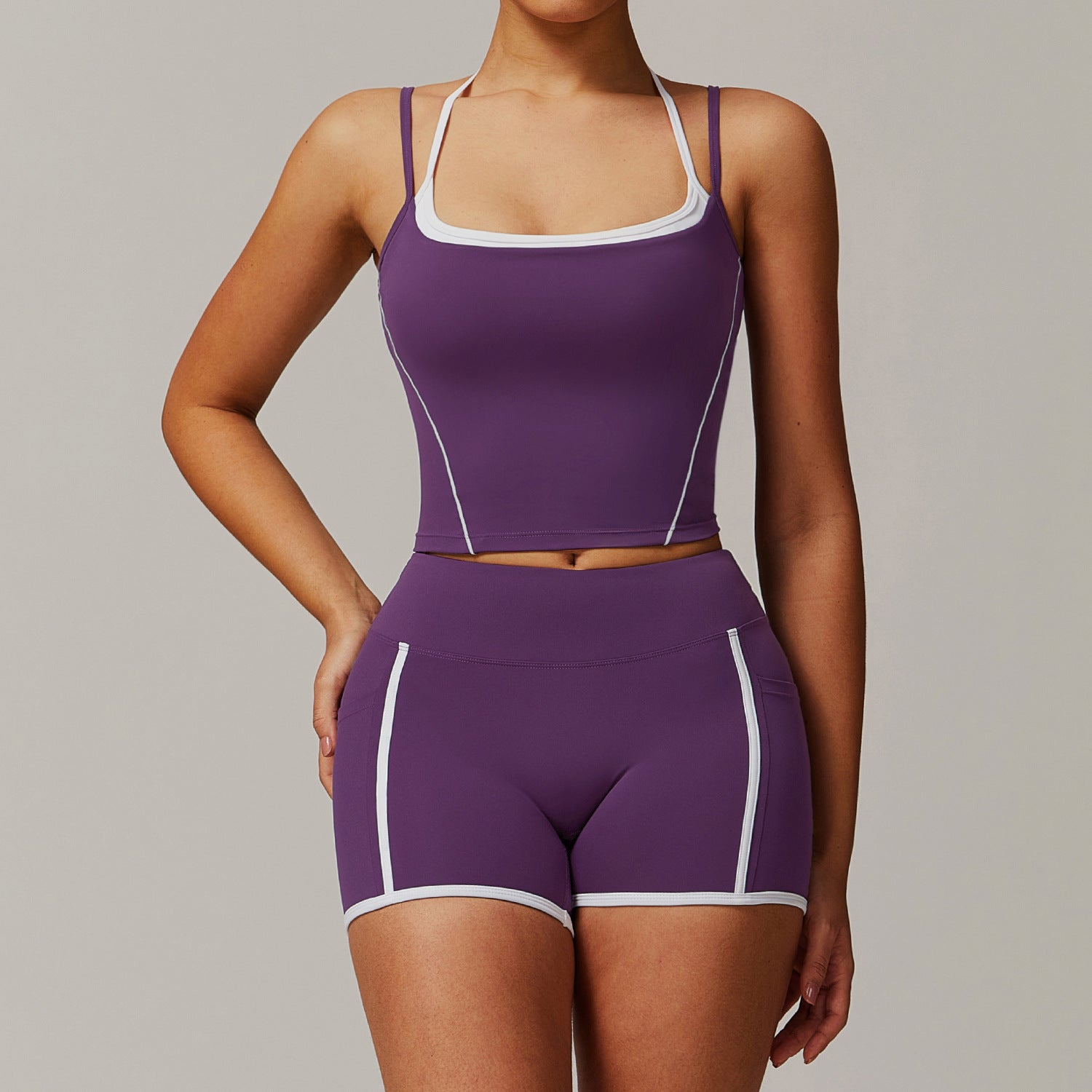 Women's Beautiful Back Shorts Suit