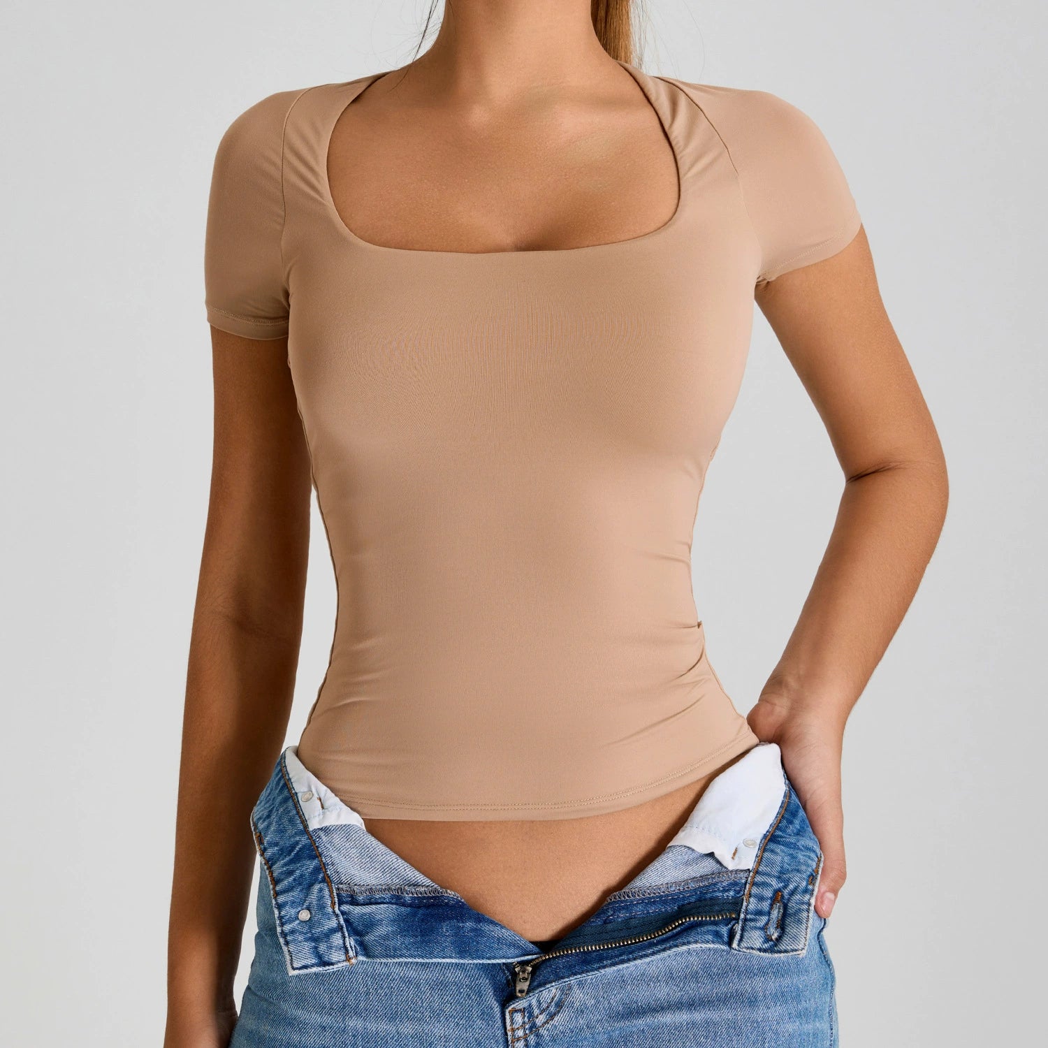 Women's Sports tops slim fit short sleeve T-shirt