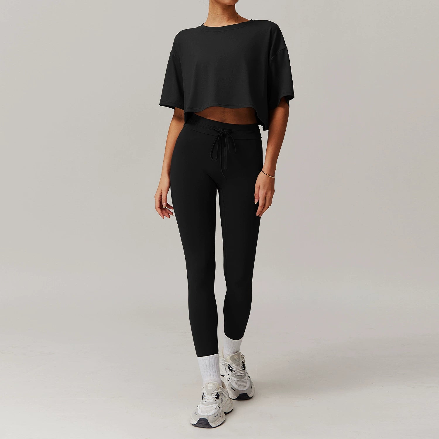 Women's Short Sleeve Running Fitness Sports Suit