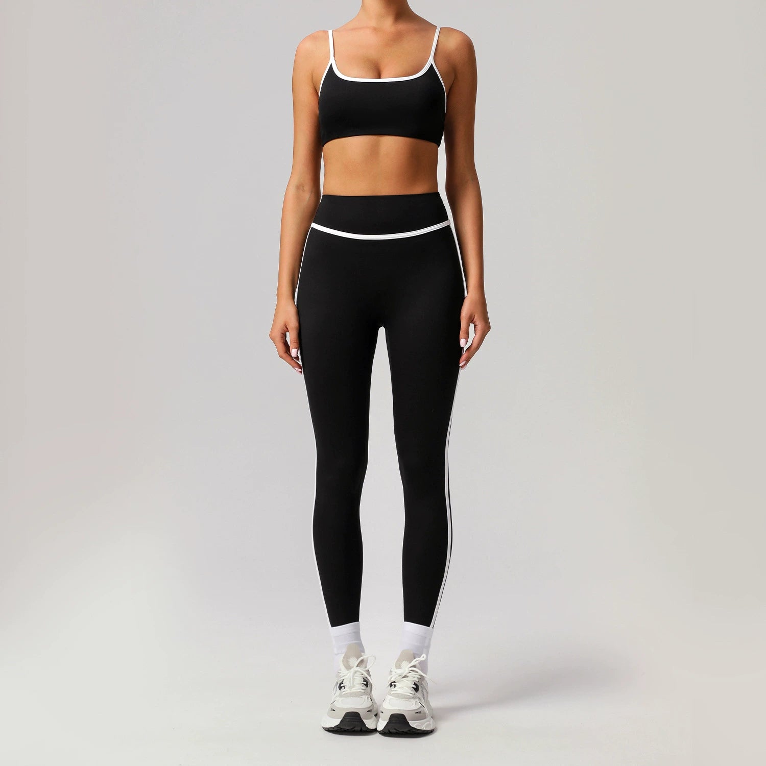 Women's bras with high waist leggings sports suit