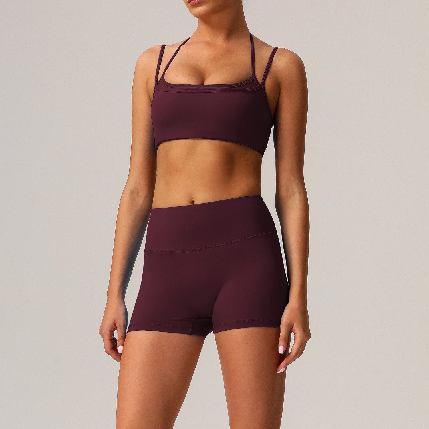Women's Quick-drying Bras with Shorts Set