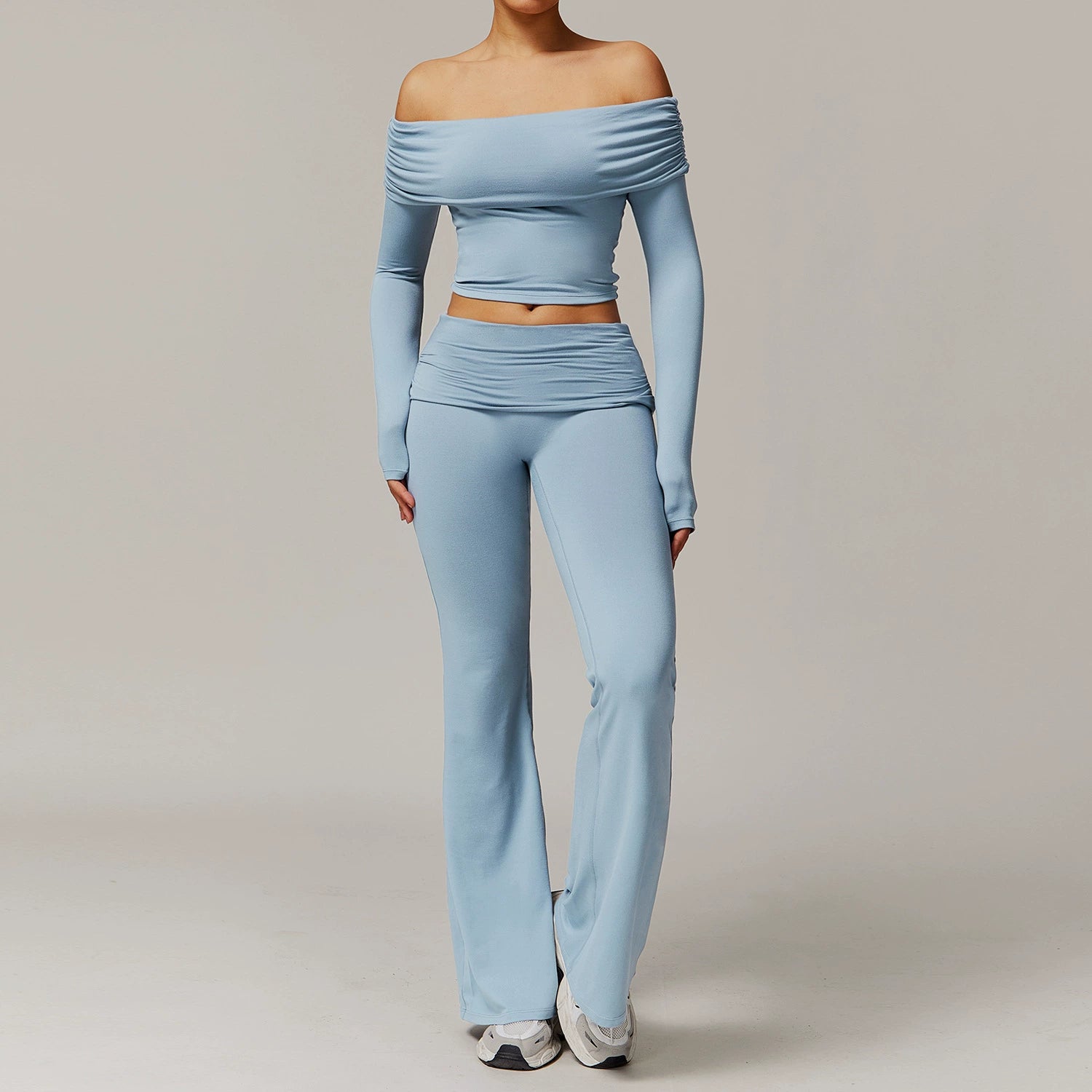 Women's long sleeve comfortable yoga wear suit