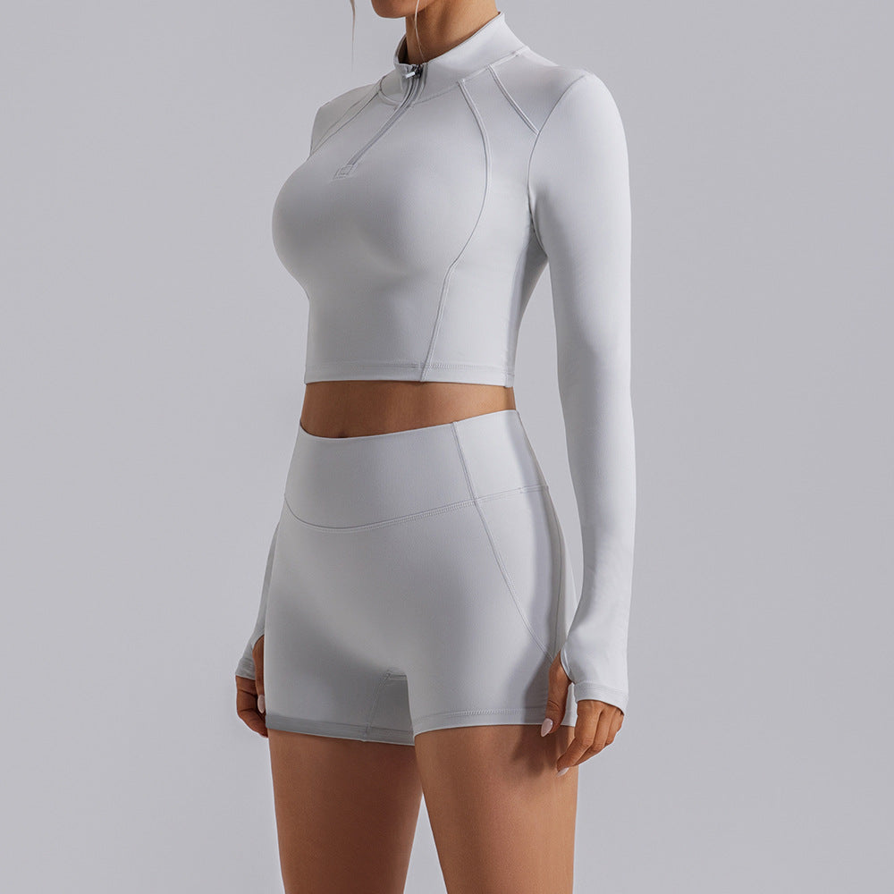New long-sleeved quick-drying slim-fitting yoga set