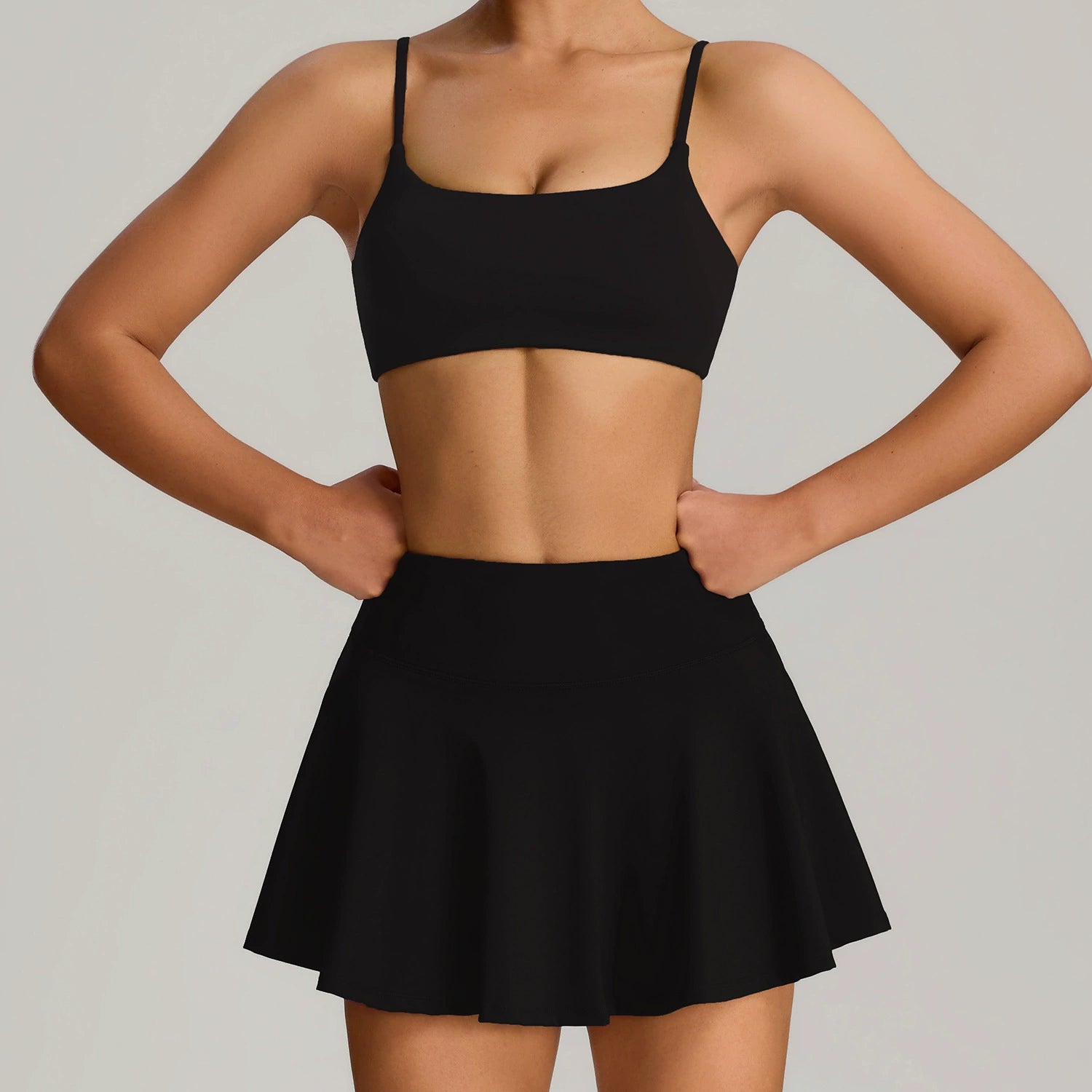 Women's Anti-exposure yoga sports tennis skirt set
