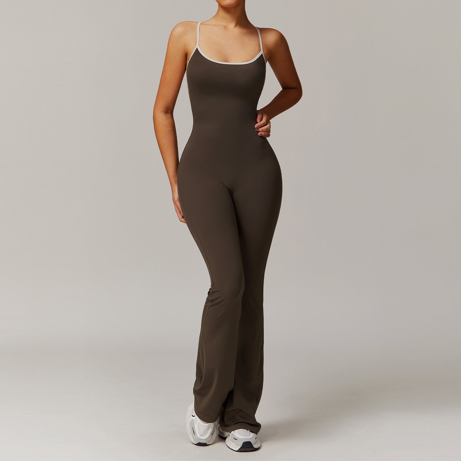 Women's Cross Back Yoga Jumpsuit