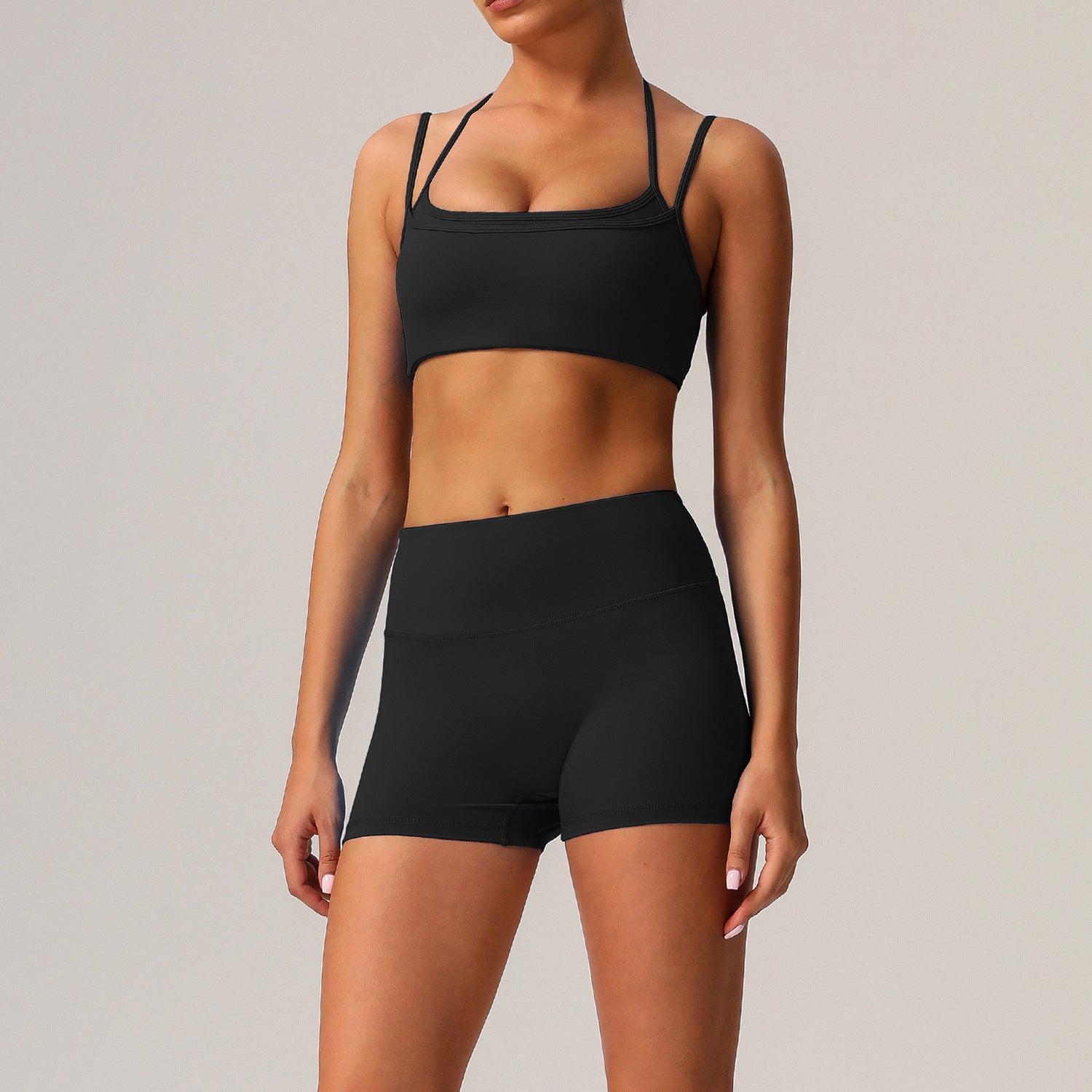 Women's Quick-drying Bras with Shorts Set