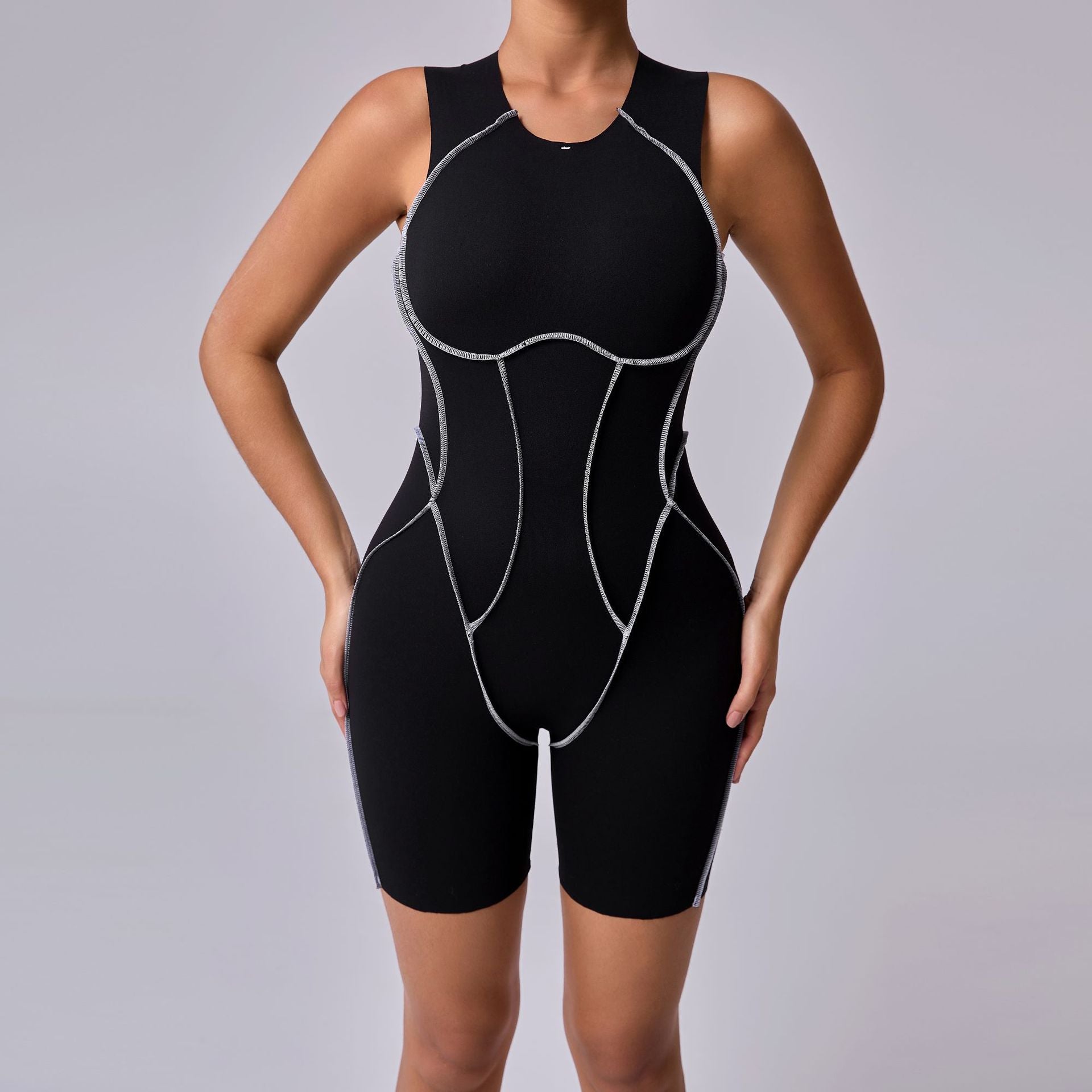 Women's Beautiful Back Tight Fit Jumpsuit