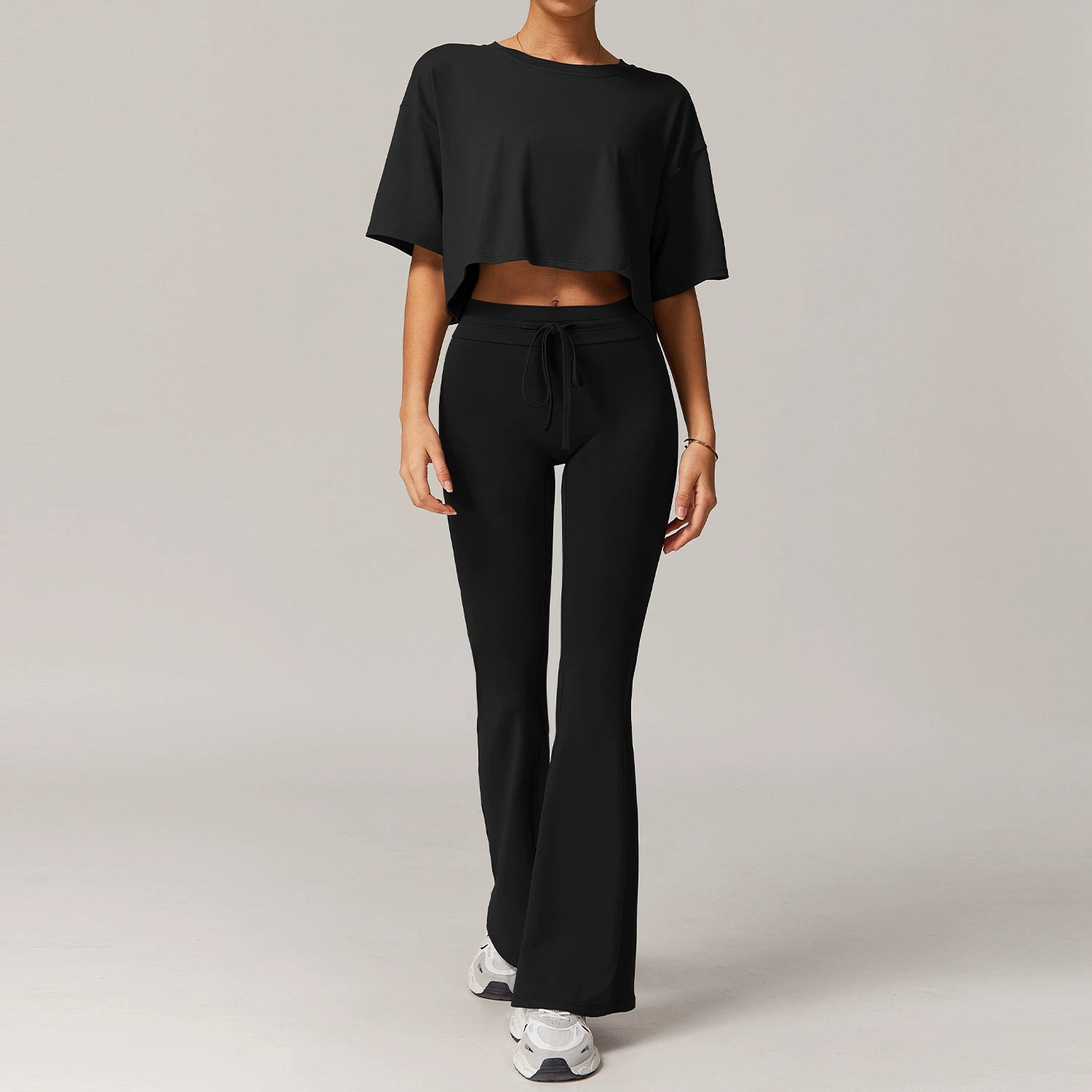 Women's Comfortable Short sleeve with pant Sports Suit