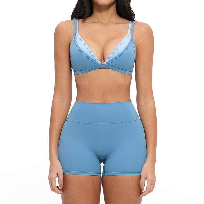 Women's sexy wholesale sports bras fitness yoga set